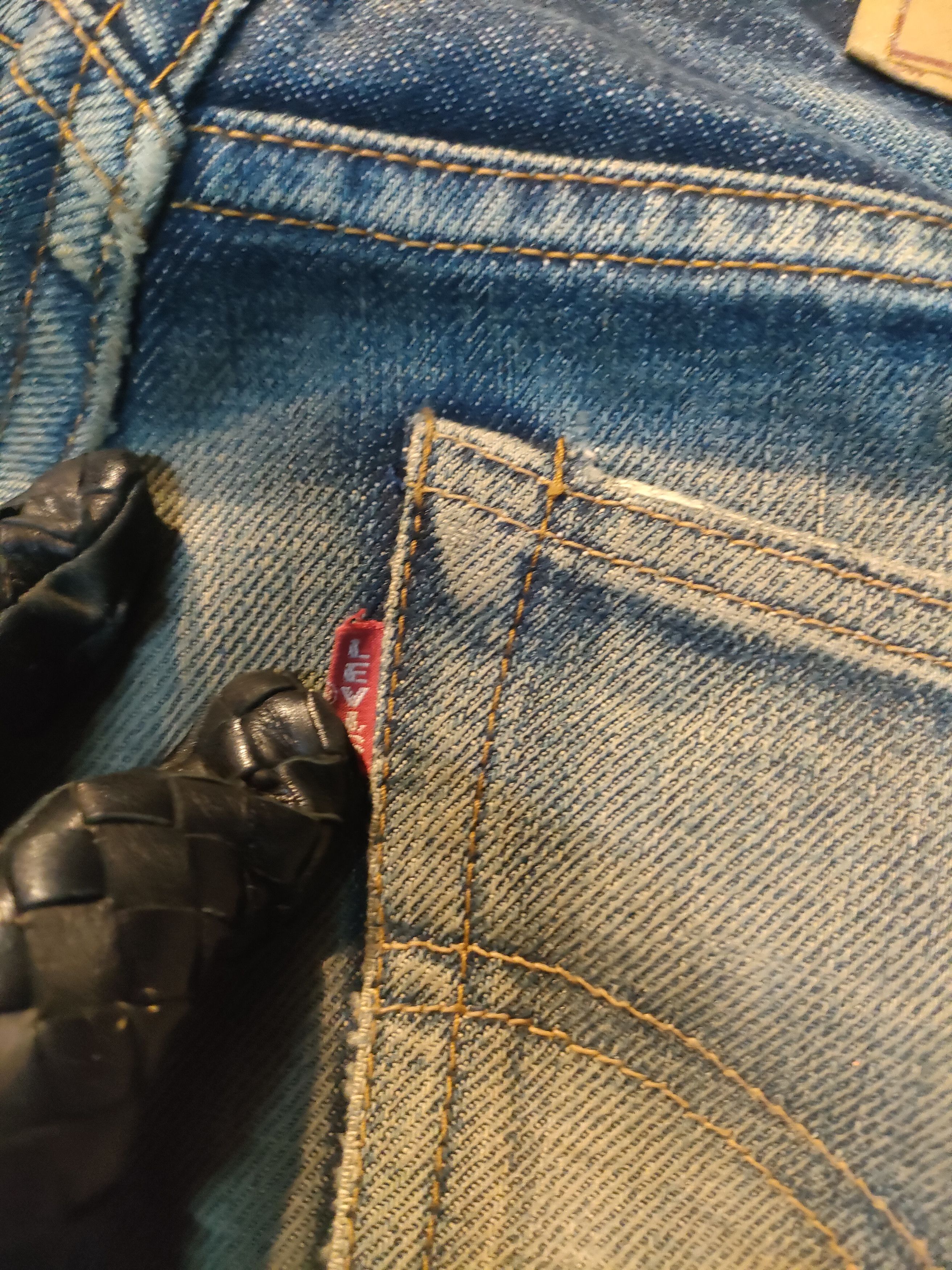 Levi's Vintage Clothing Distressed Levi's 502 Selvedge Jeans Size US 29 - 3 Thumbnail