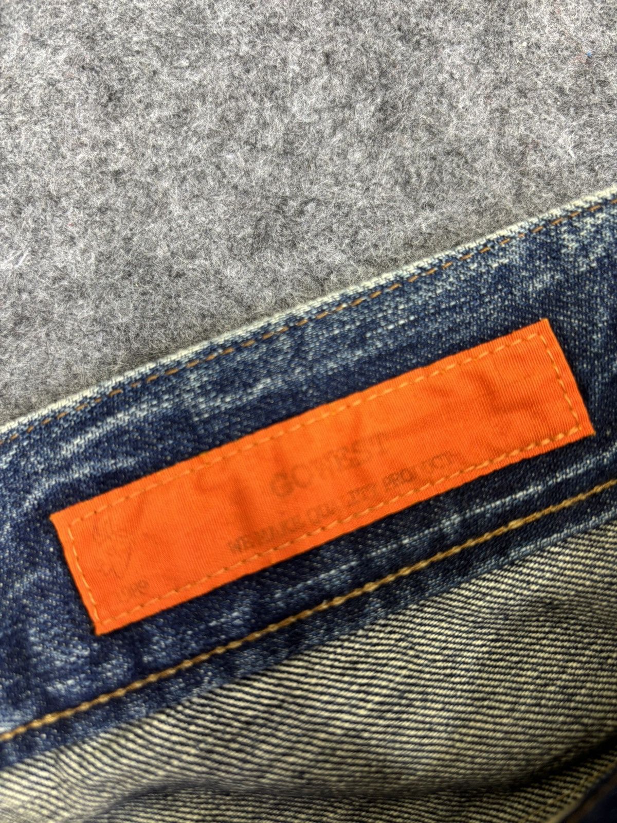 Japanese Brand 💥Thrashed💥Vtg Gowest heavy Distressed Cargo Denim F977 Size US 32 / EU 48 - 7 Thumbnail