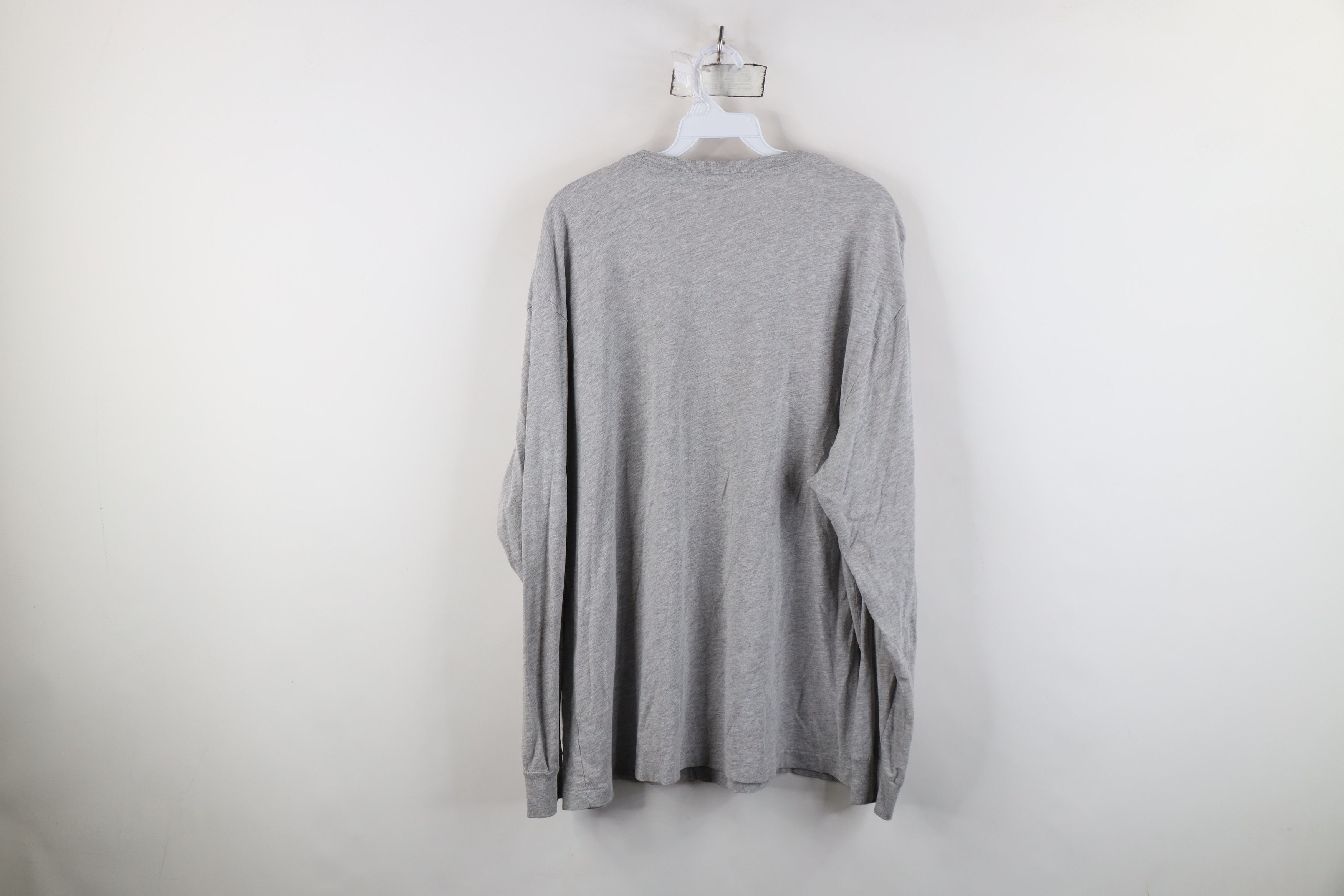 Ralph Lauren Vintage 90s Ralph Lauren Long Sleeve T-Shirt Heather Gray Size US L / EU 52-54 / 3 - 12 Thumbnail