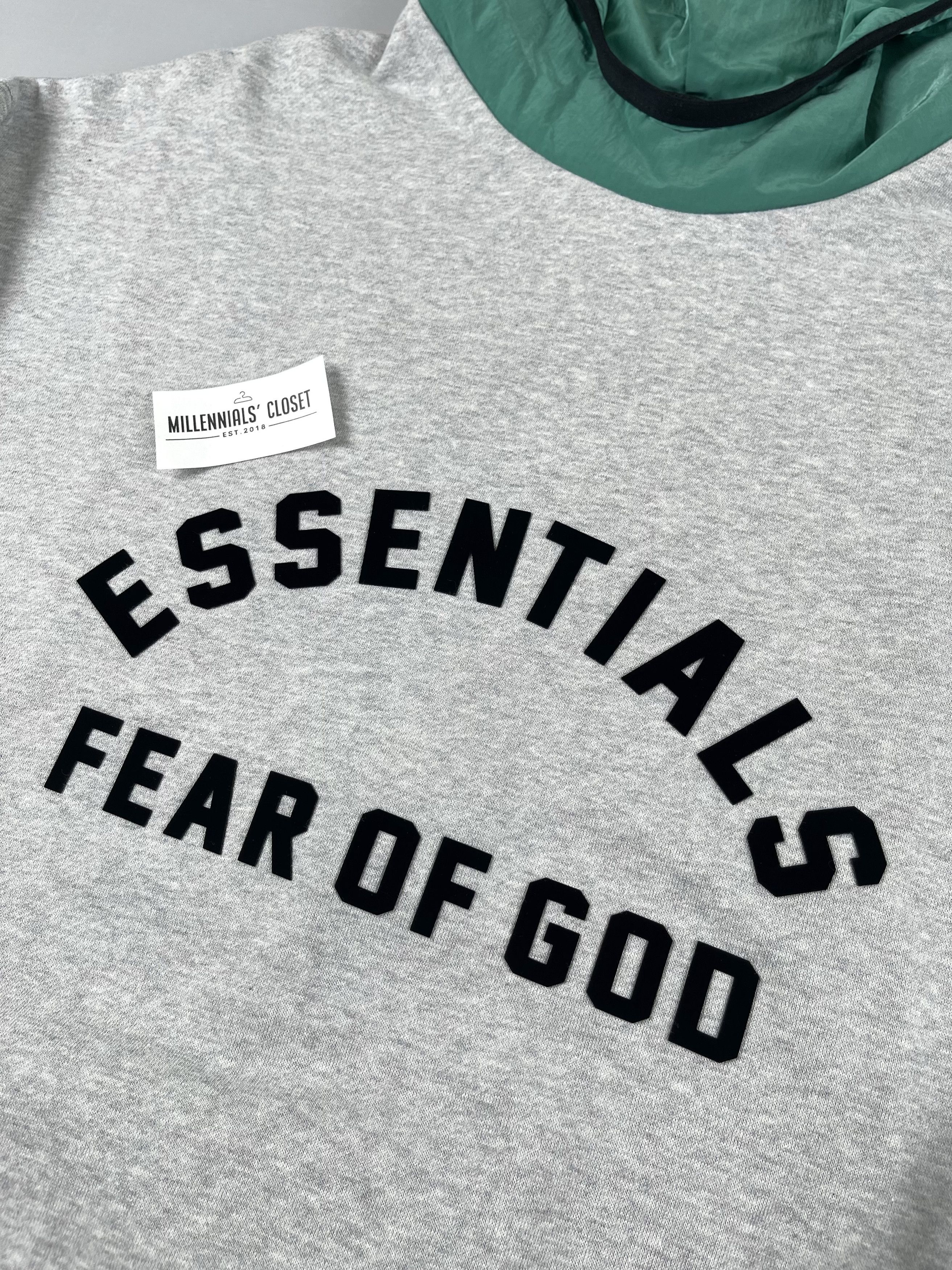 Essentials Fear of God Essentials Hoodie Light Heather Grey Nylon S Size US S / EU 44-46 / 1 - 3 Thumbnail