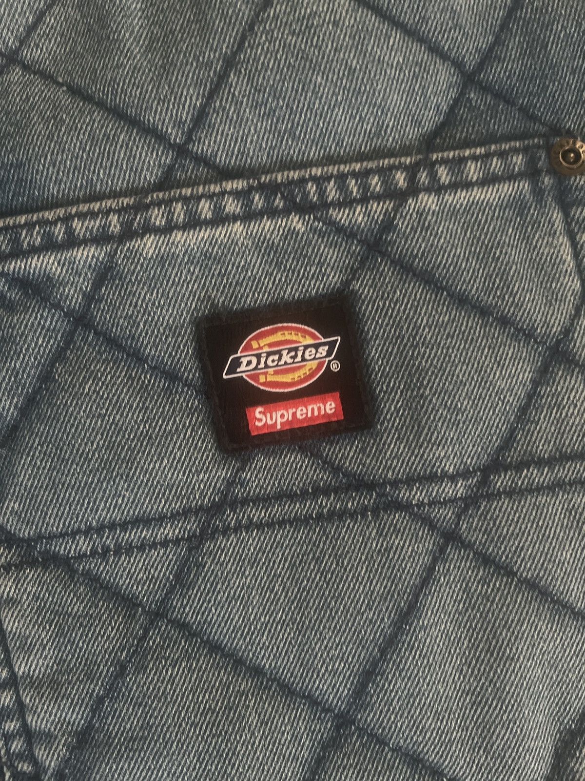 Dickies × Supreme Supreme x Dickies Quilted Double Knee Painter Pant “Denim” Size US 30 / EU 46 - 3 Thumbnail