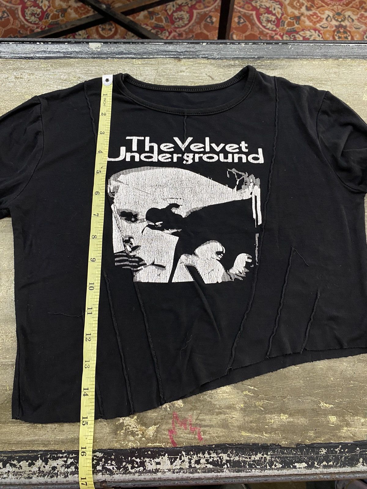 Band Tees × If Six Was Nine × Japanese Brand the velvet underground crop longsleeve y2k style Size S / US 4 / IT 40 - 4 Thumbnail