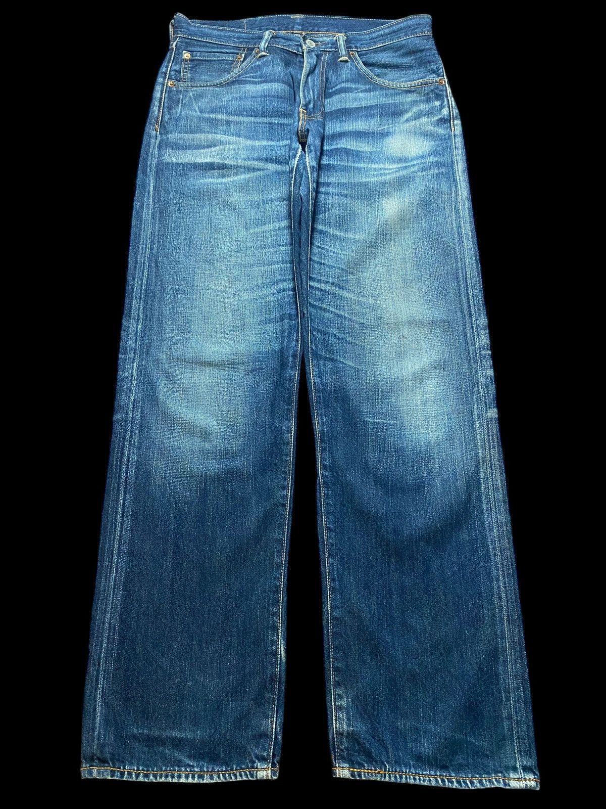 Levi's Vintage Clothing Vintage Levis 503 Blue Faded Whisker Loose Jeans Size US 32 / EU 48 - 1 Thumbnail