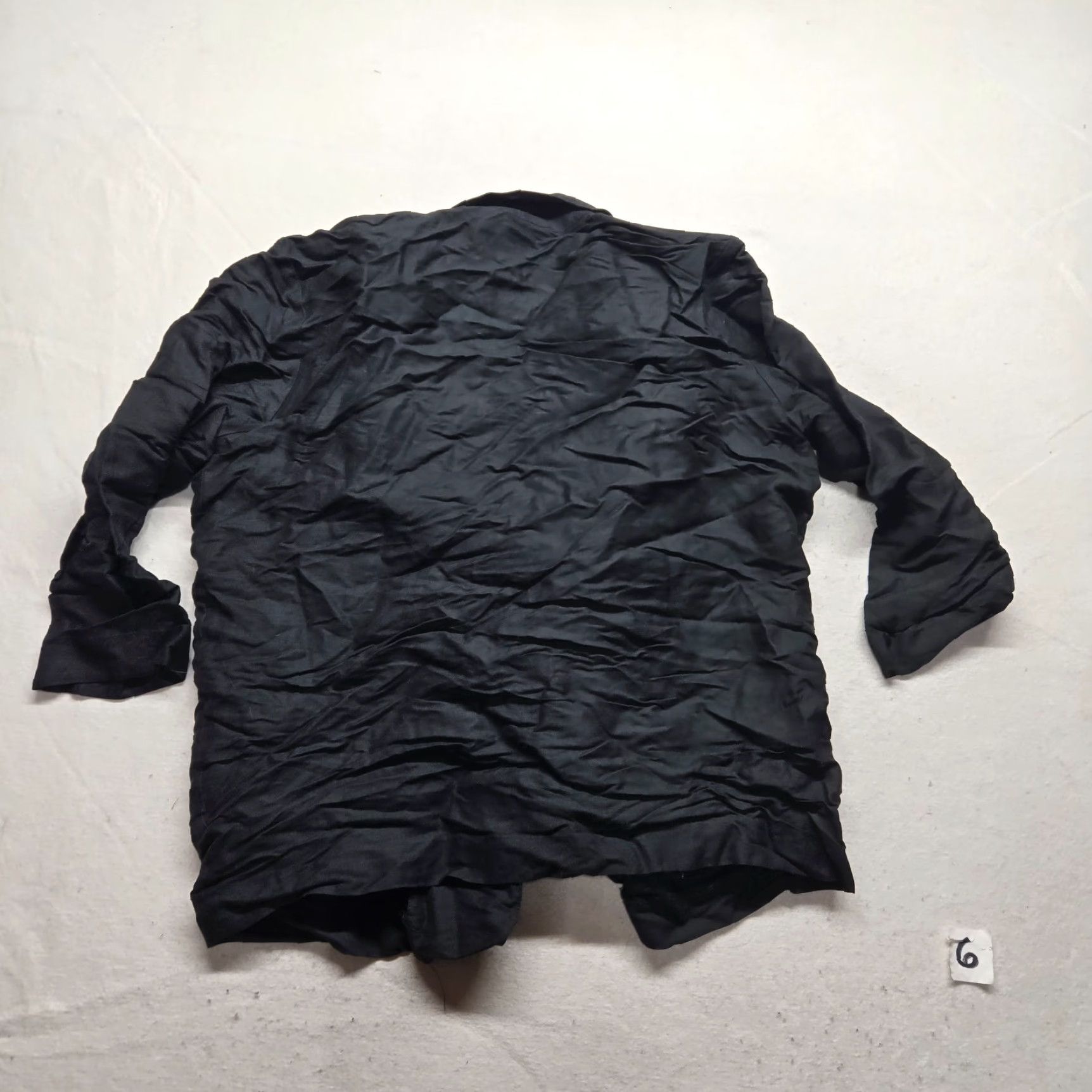Vintage Maggie Lawrence Dressy Black Coat Jacket Women's Adult 14/16 Button Size XL / US 12-14 / IT 48-50 - 7 Thumbnail