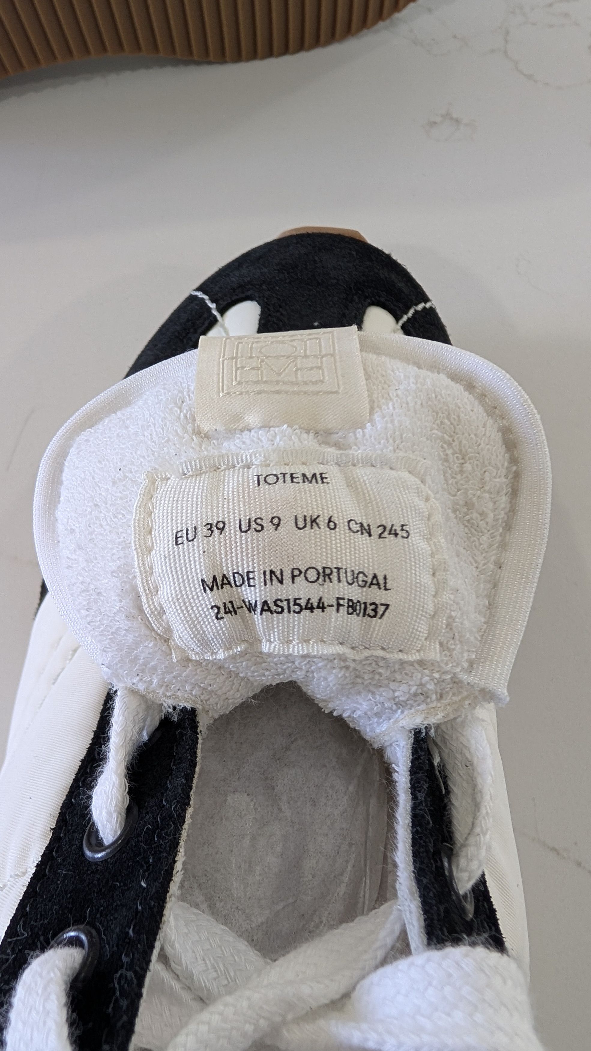 Other TOTEME Tech Fabric Sports Sneakers Black Off White Size 42 Size US 9.5 / EU 42-43 - 6 Thumbnail