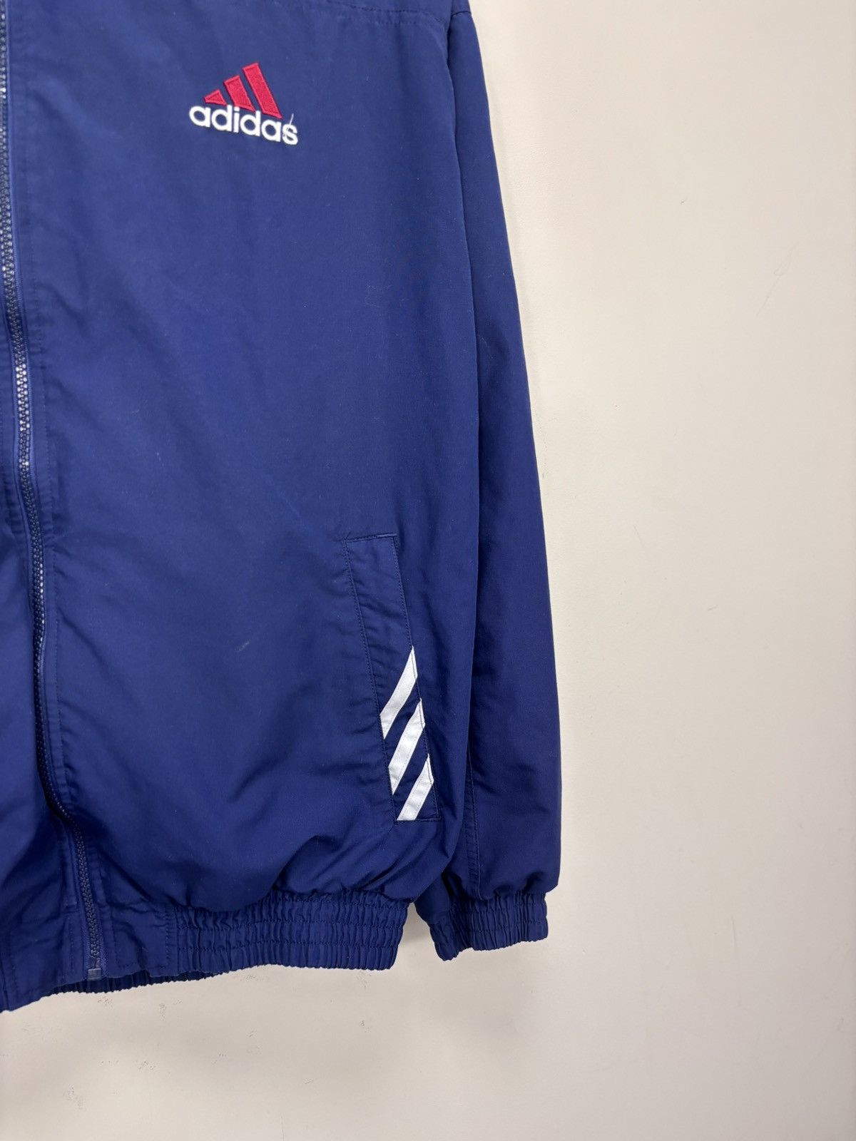 Adidas Vintage 1990s Adidas Y2K Tracksuit Blue Baggy Retro Hype Size US XL / EU 56 / 4 - 20 Thumbnail
