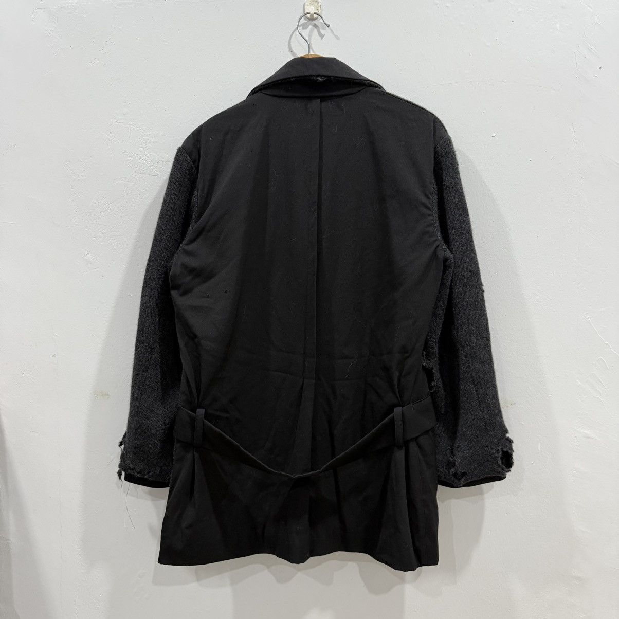 Vintage Yohji Yamamoto Double Breasted Wool Coat Size 38R - 2 Thumbnail
