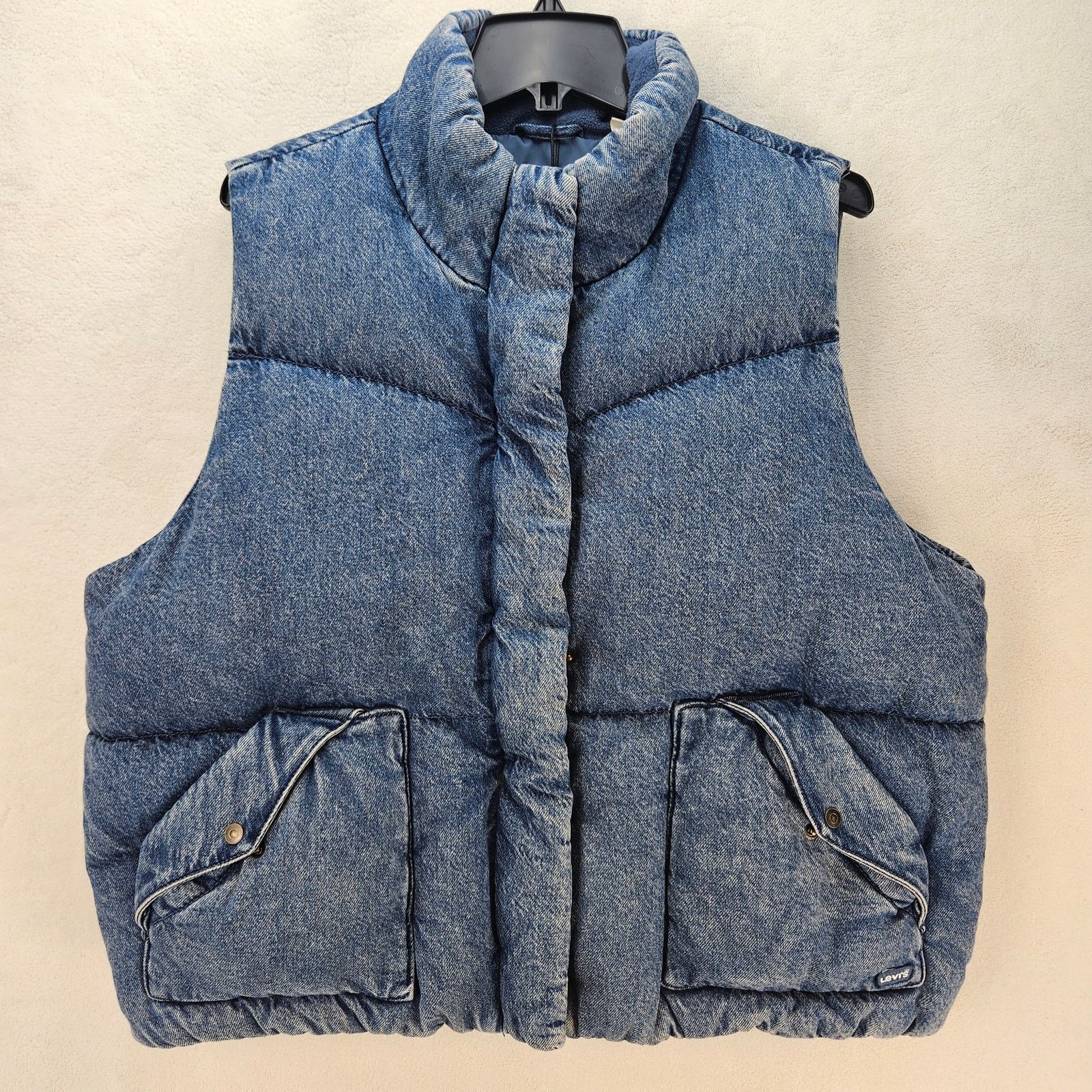 Levi's LEVI'S WOMEN'S XL WESTERN BUBBLE DOWN VEST 600 FILL POWER Size XL / US 12-14 / IT 48-50 - 1 Thumbnail