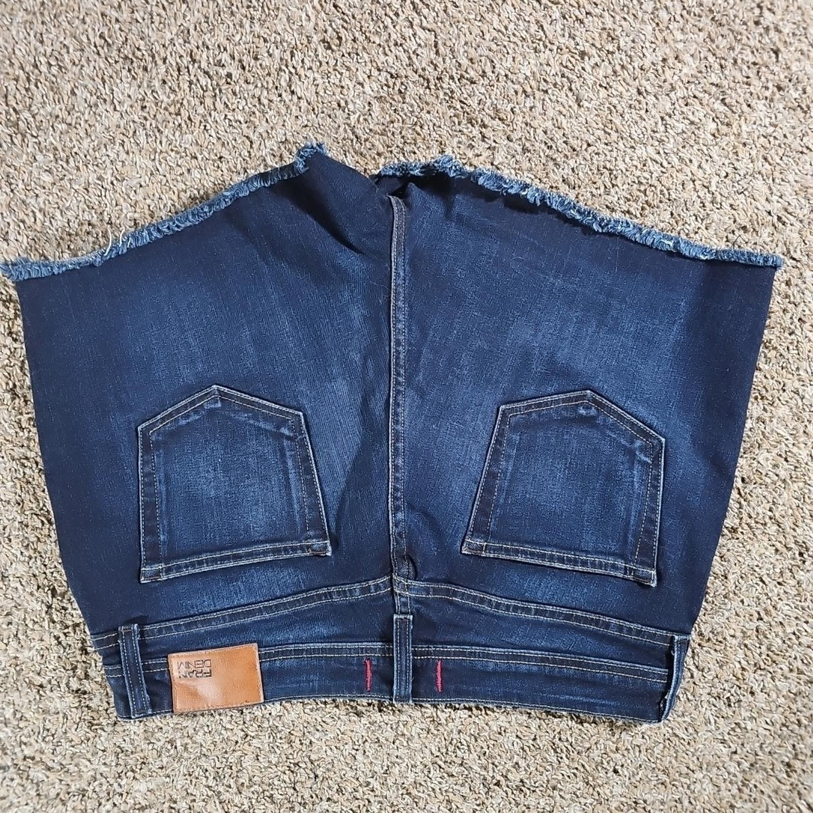 Other Fran Denim Ruby Sz 30 Cutoff Jean Shorts USA MADE Size 30" / US 8 / IT 44 - 6 Thumbnail