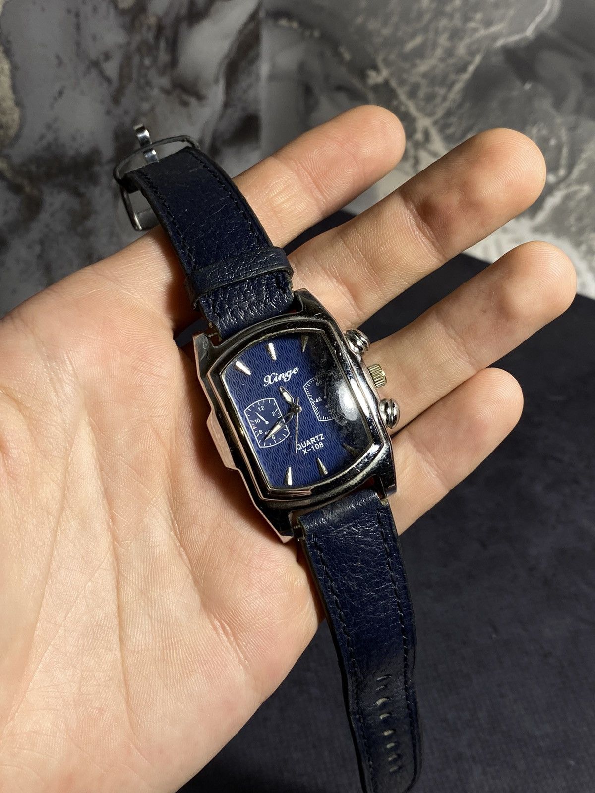 Jewelry Xinge Blue Dial Rectangle Watch – Classic & Elegant✨ Size ONE SIZE - 12 Thumbnail