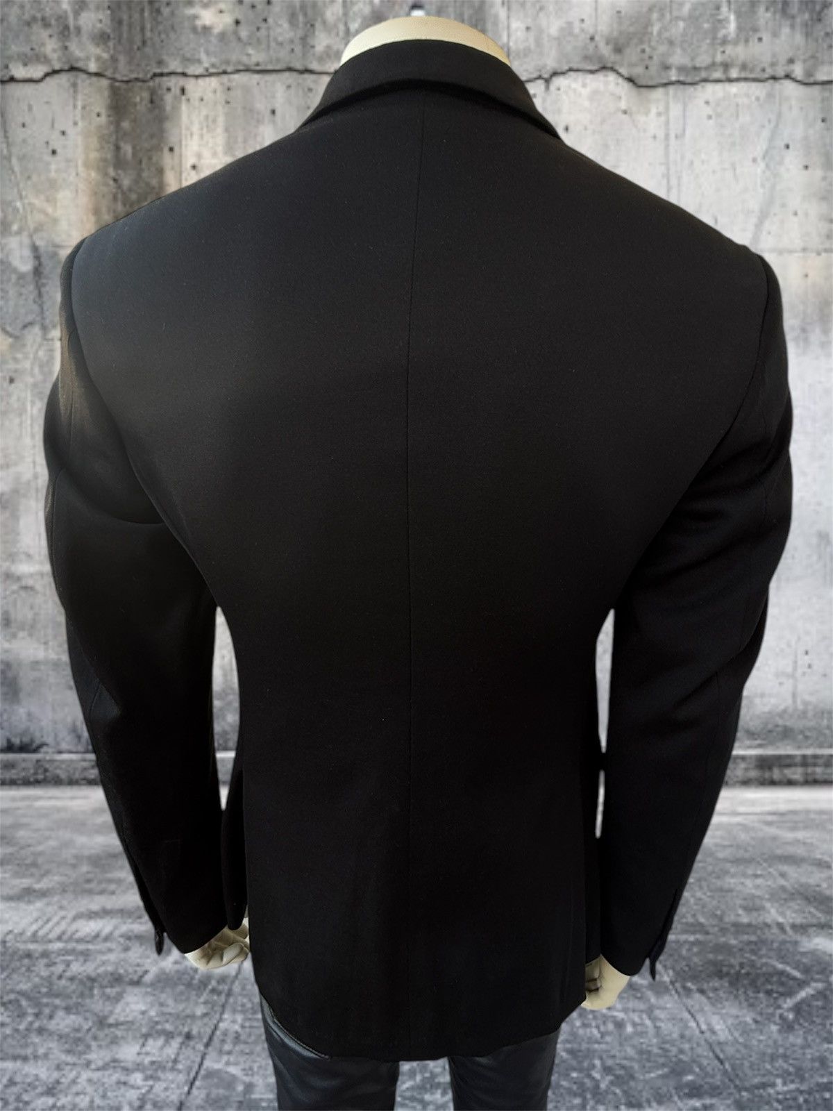 Prada Slim Fit Black Blazer Sport Jacket –Nylon Cotton Mix Size 36R - 6 Thumbnail