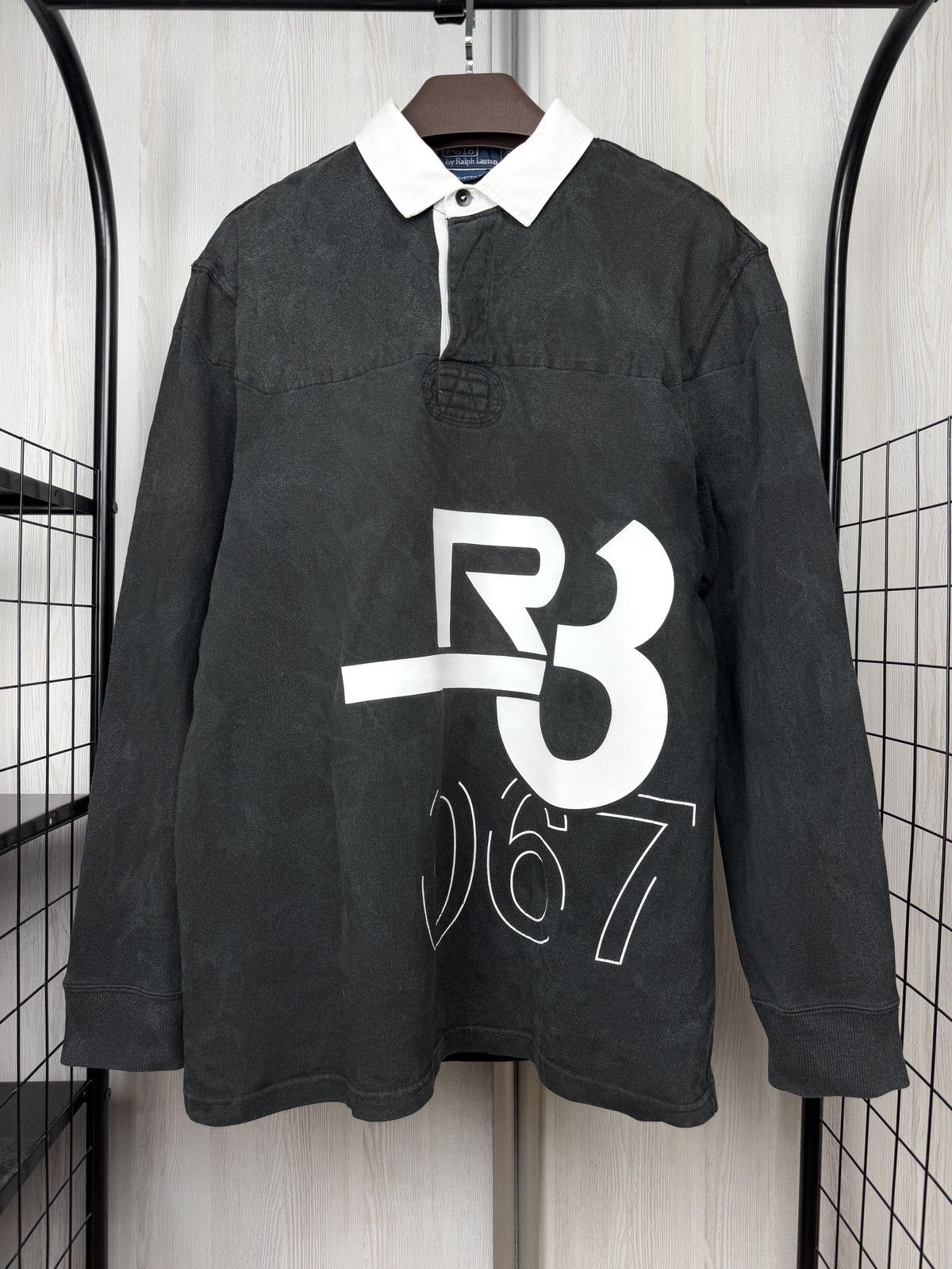 Polo Ralph Lauren Polo Ralph Lauren R3 067 vintage 90s faded rugby polo shirt Size US XL / EU 56 / 4 - 2 Thumbnail