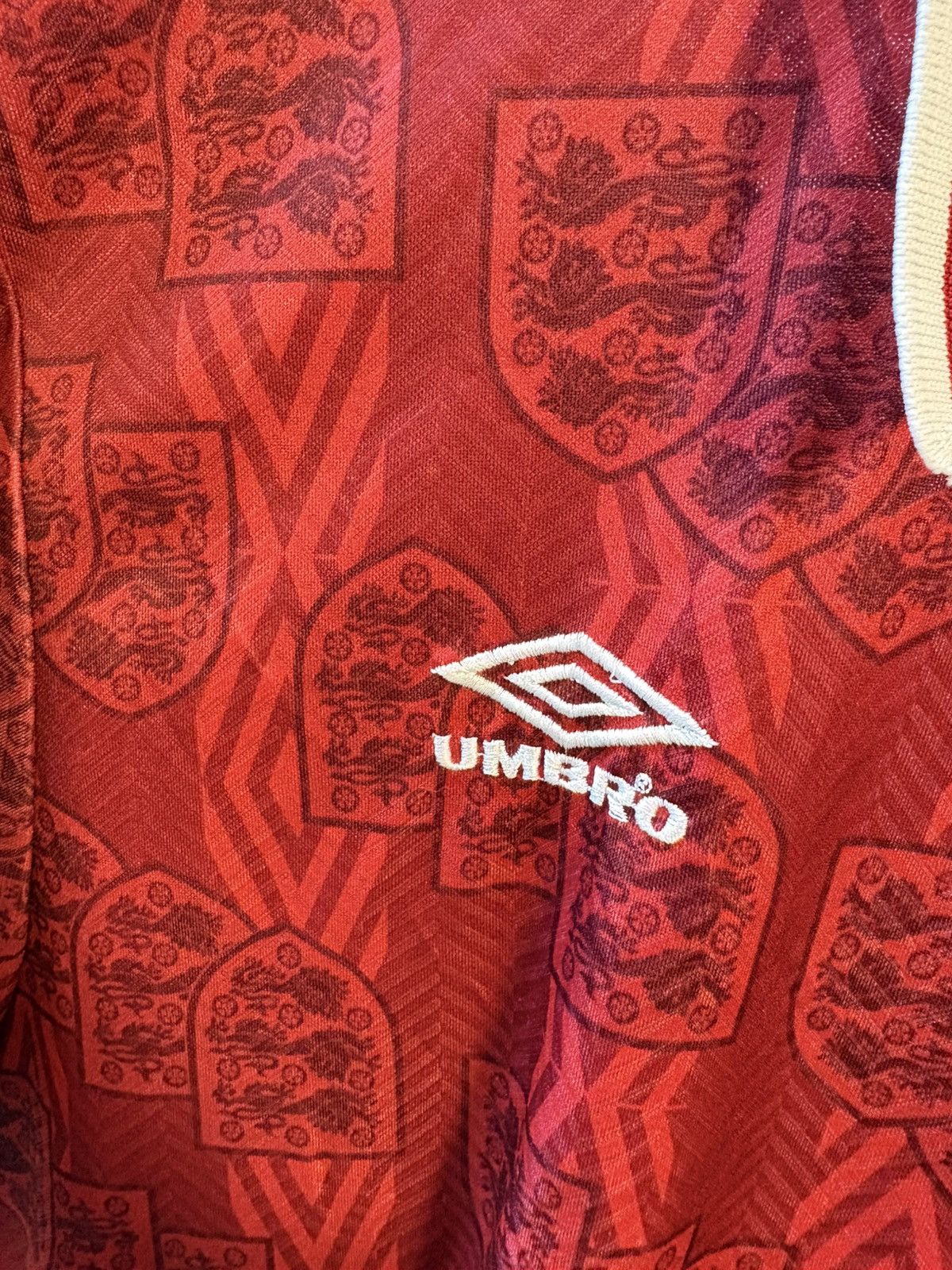 Umbro Vintage 1994 England National Football Team Away Kit Size US XXL / EU 58 / 5 - 10 Thumbnail