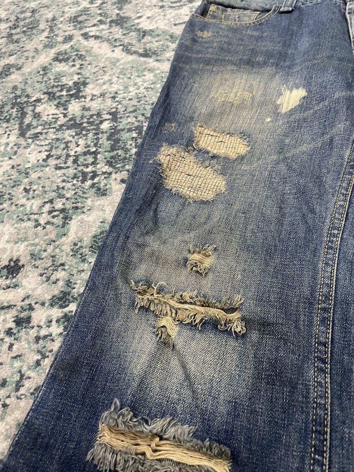 Other Of The Neige Style Distressed Flare Denim Jeans Size US 32 / EU 48 - 8 Thumbnail