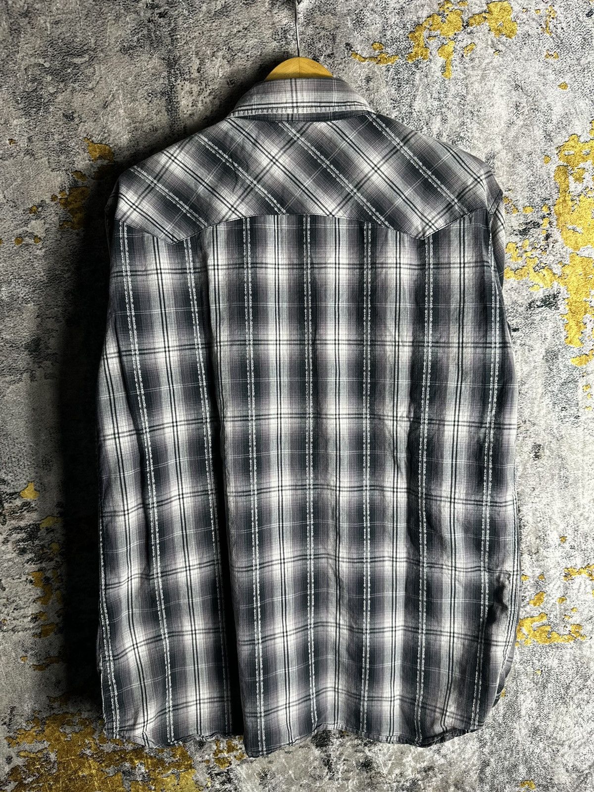 20471120 GOTHIC WESTERN JUNYA WATANABE CDG STYLE BUTTON SHIRT Size US L / EU 52-54 / 3 - 8 Thumbnail