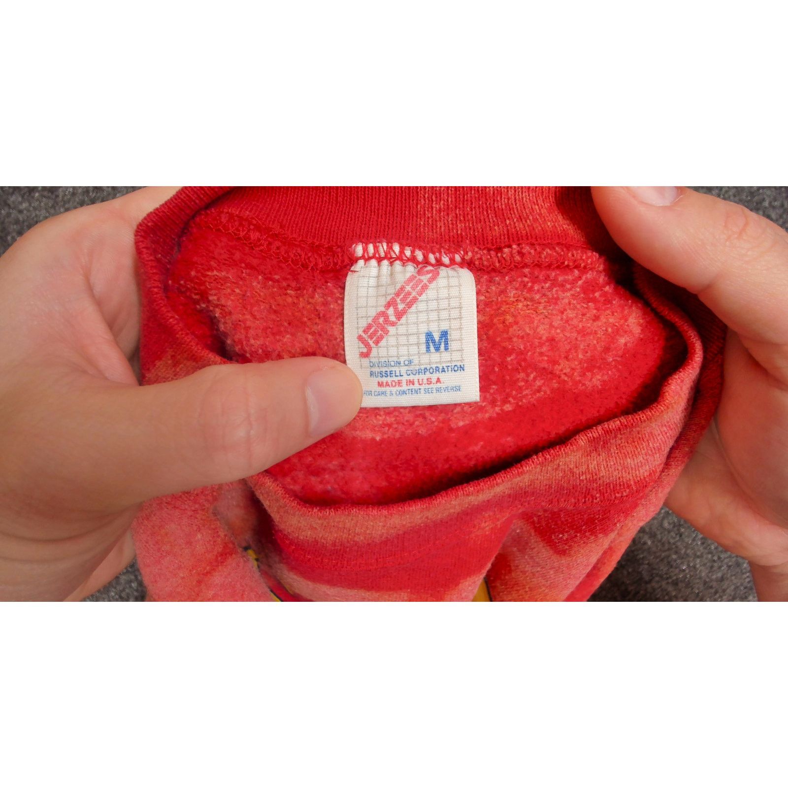 Jerzees 80s Jerzees Custom Bleach US Army Fort Jackson Sweatshirt Size US M / EU 48-50 / 2 - 7 Thumbnail