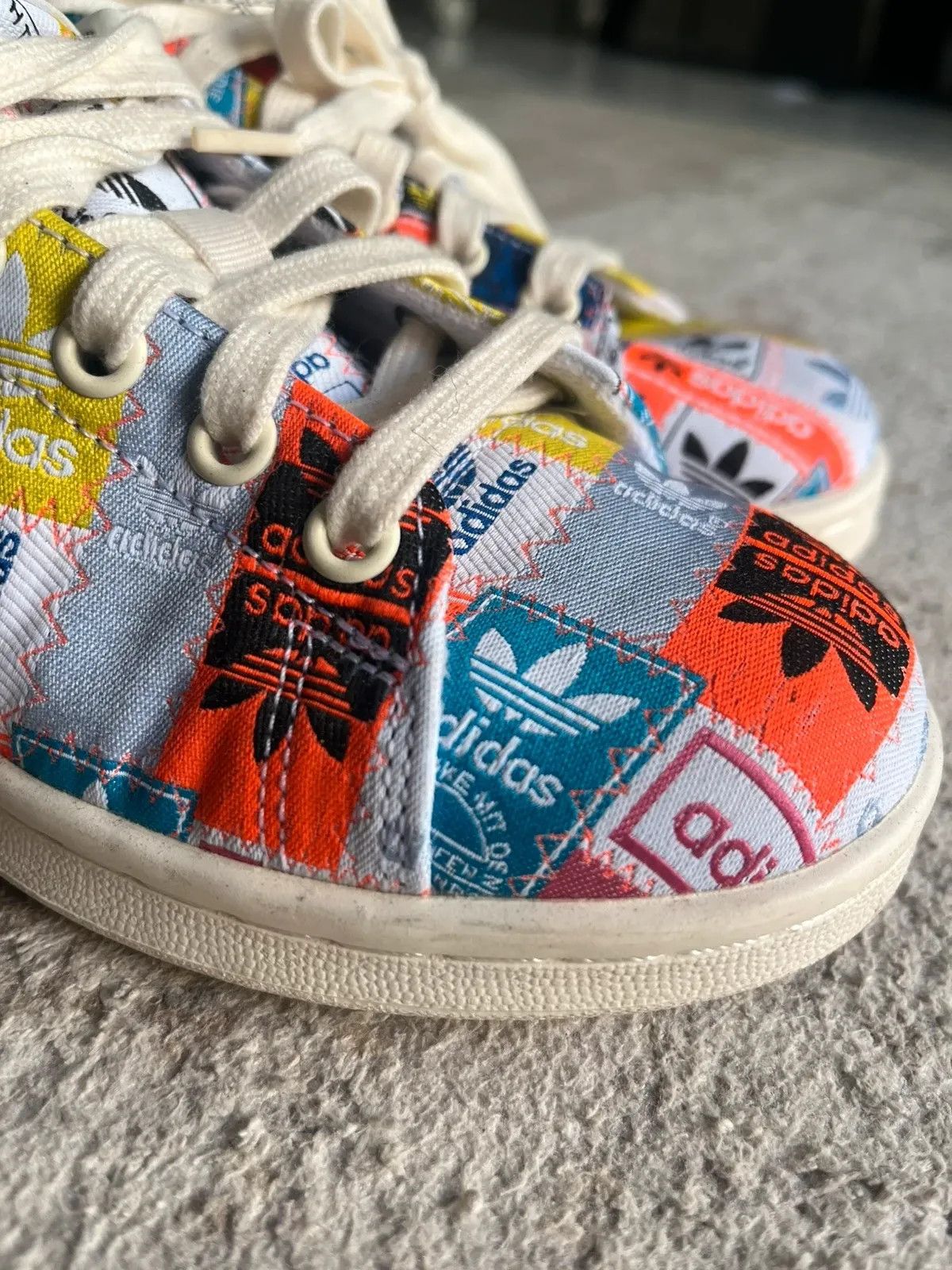 Adidas Adidas Stan Smith Primegreen Sz U 5.5 EUR 36.5 Patchwork Size US 5.5 / IT 35.5 - 6 Thumbnail