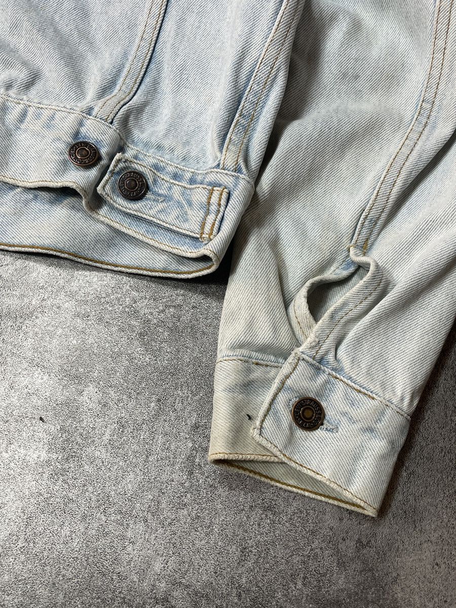 Levi's 🔥Offers🔥Levis Vintage Y2K Denim Jacket Rare Baby Blue Size XS / US 0-2 / IT 36-38 - 7 Thumbnail