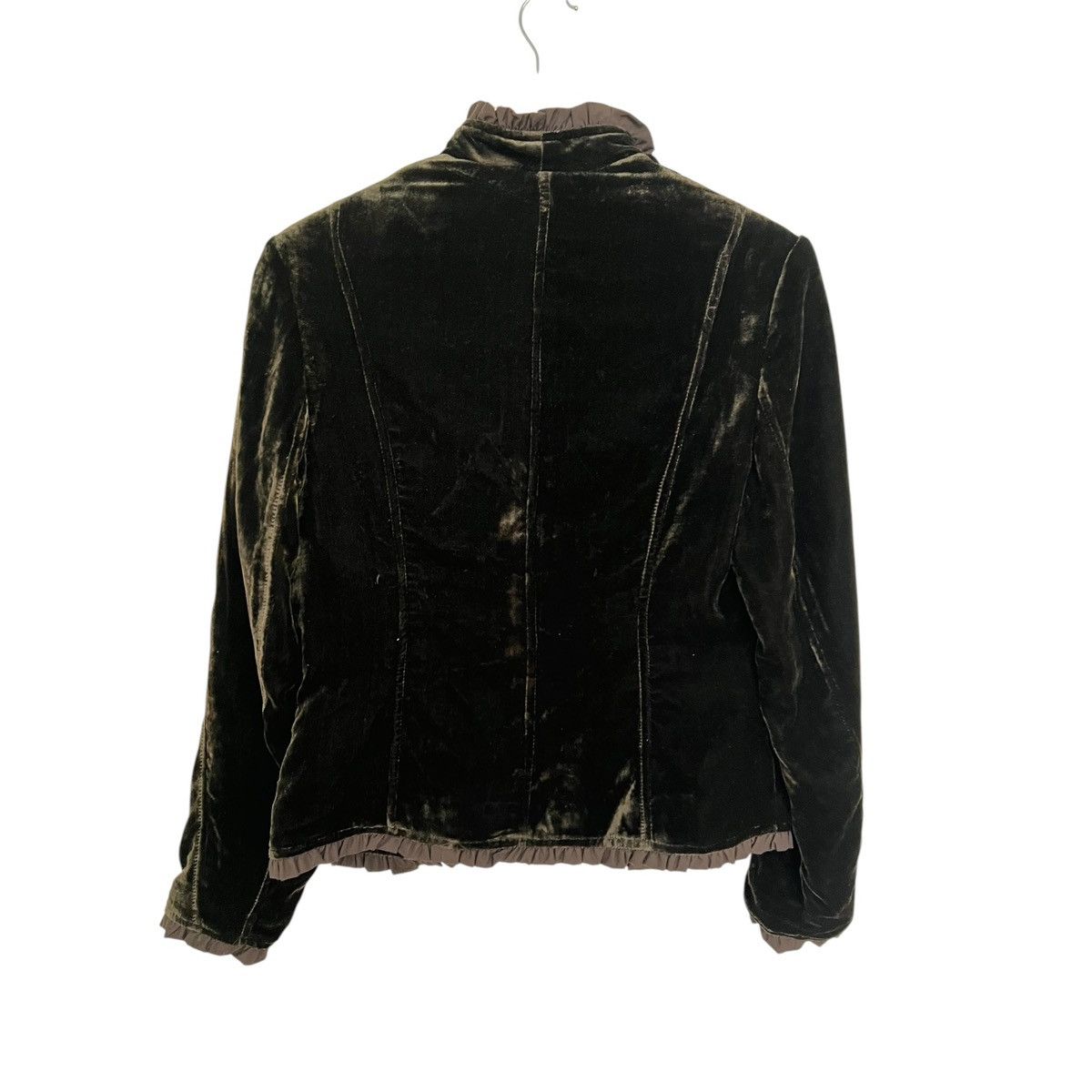Vintage Velour Victorian button jacket Size S / US 4 / IT 40 - 3 Thumbnail