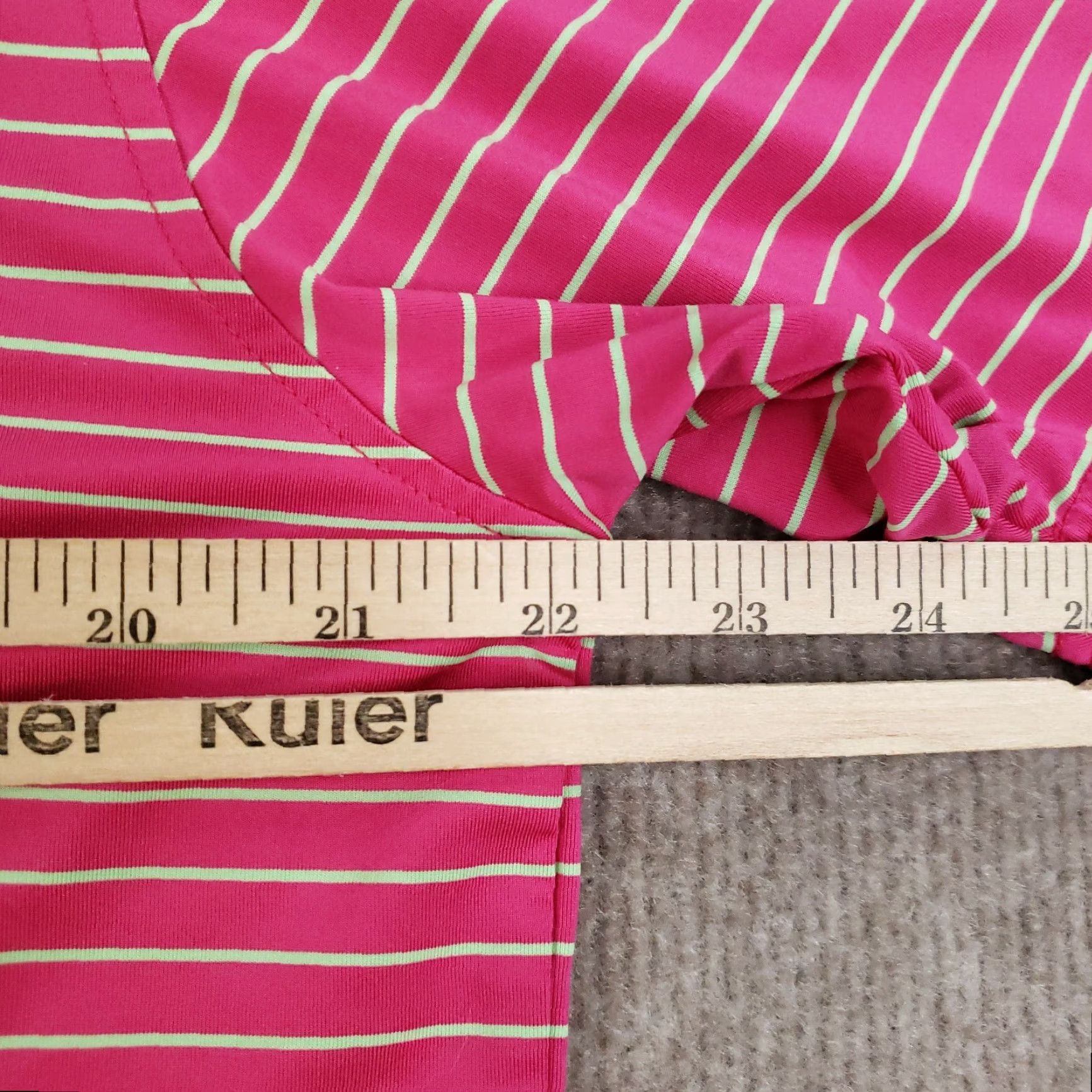 Footjoy FootJoy Polo Shirt Mens M Pink Striped Short Sleeve Stretch Golf Logo Size US M / EU 48-50 / 2 - 3 Thumbnail