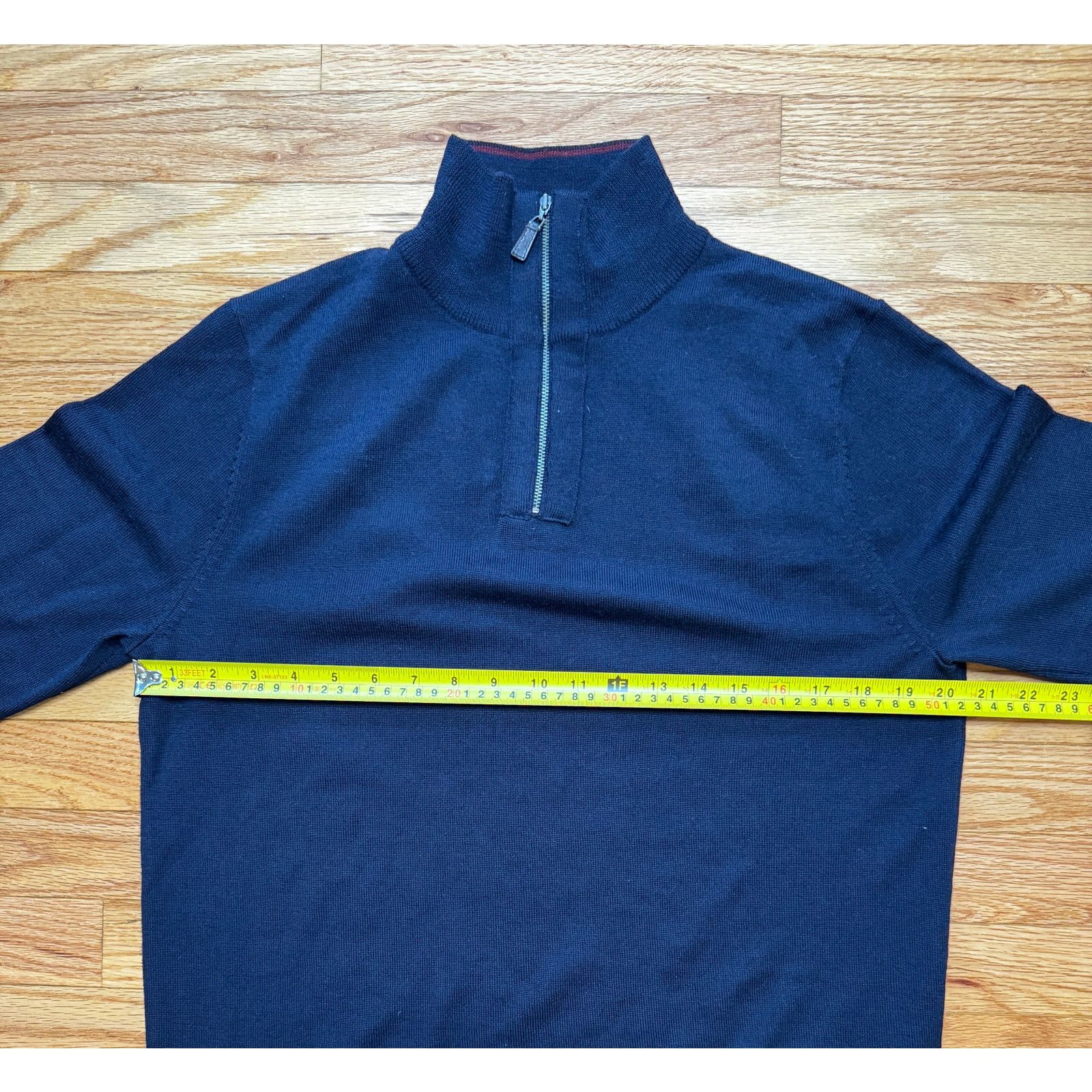 Gap Vintage GAP Merino Wool Quarter Zip Sweater Small Size US S / EU 44-46 / 1 - 2 Thumbnail
