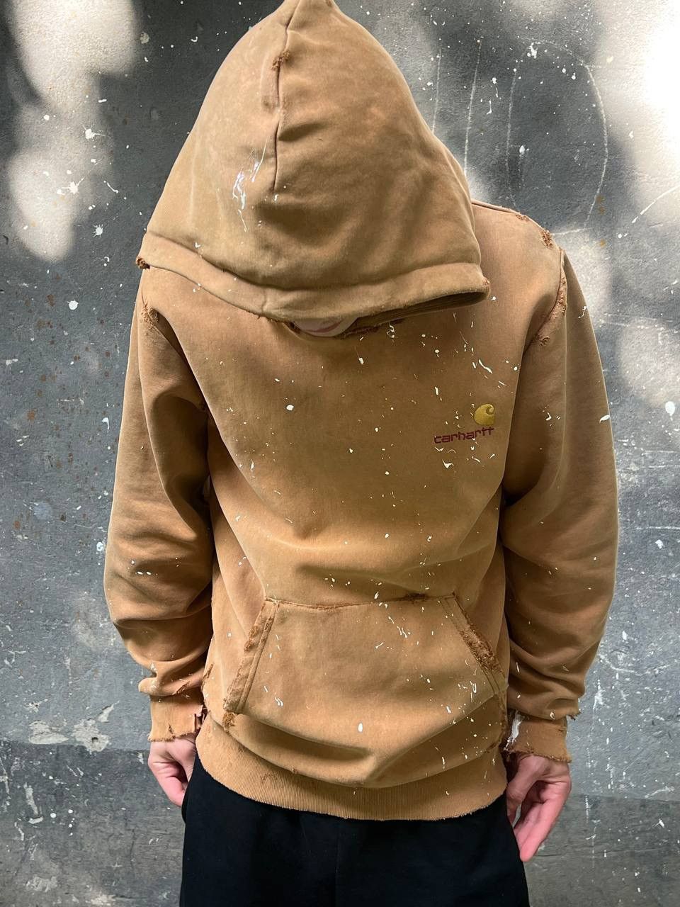Carhartt × Vintage Carhartt Vintage Distressed Hoodie Sun Faded RARE Size US S / EU 44-46 / 1 - 2 Thumbnail