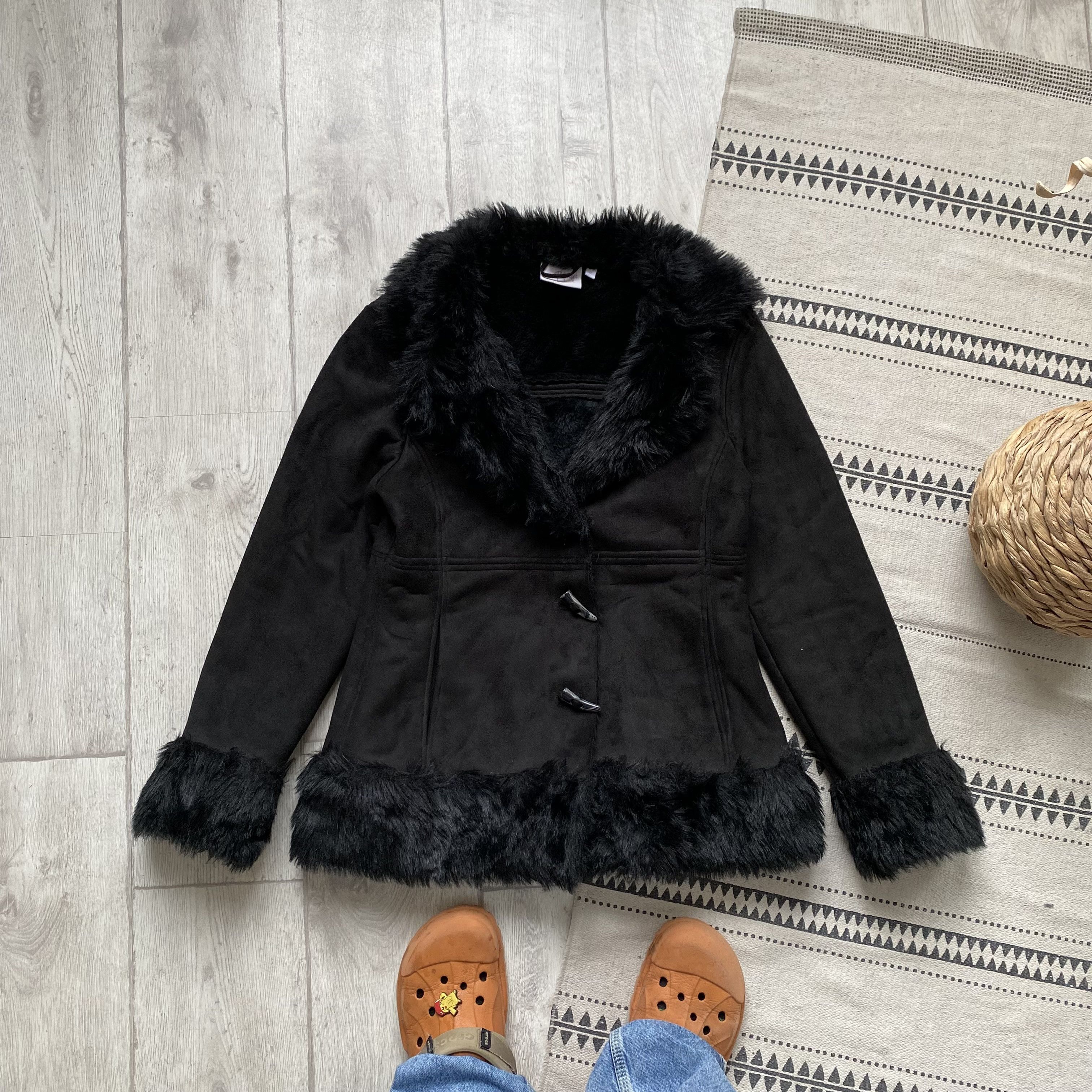 Hysteric Glamour Vintage 2000s Faux fur jacket Coat Y2K Beauty Beast Size M / US 6-8 / IT 42-44 - 7 Thumbnail