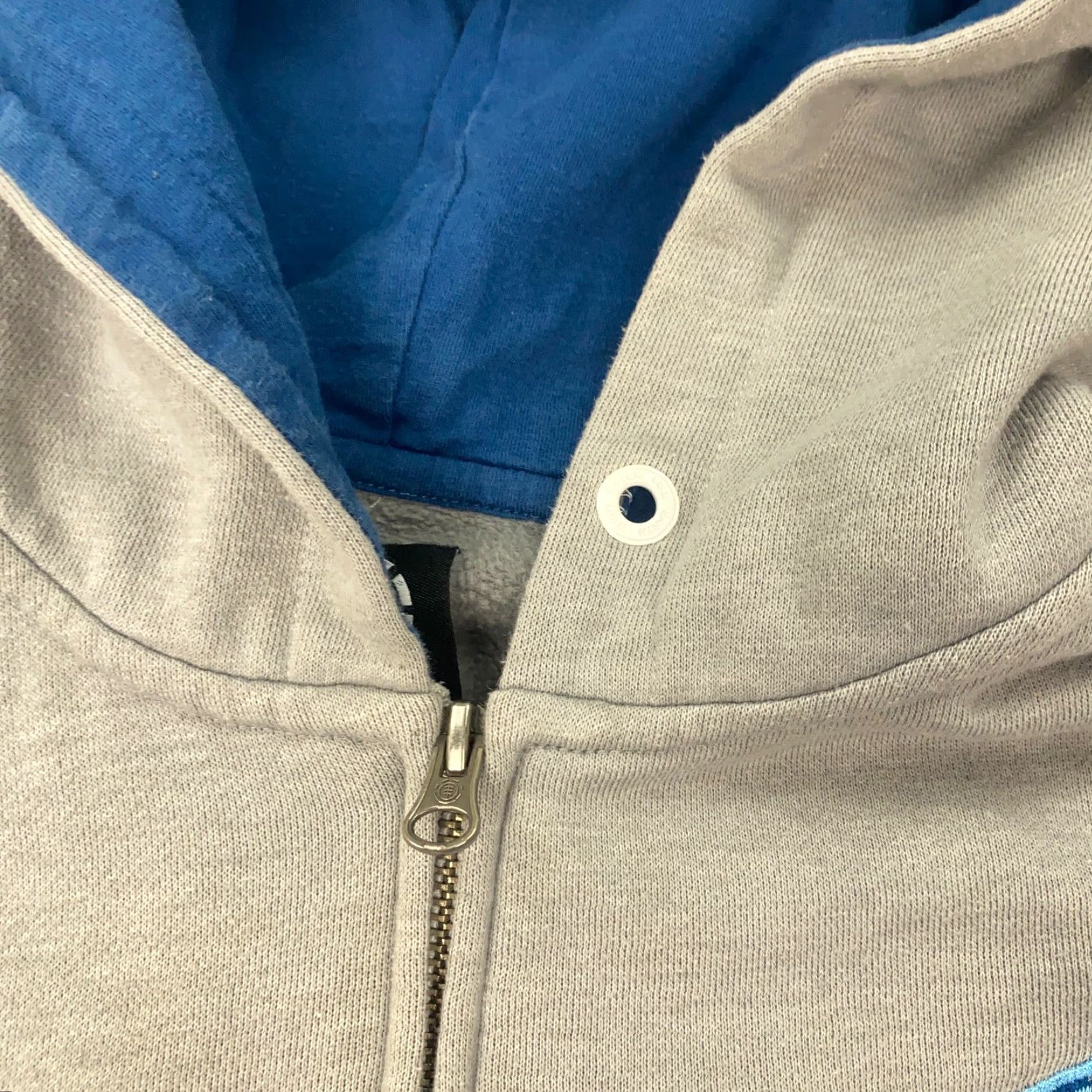 Element VINTAGE Element Hoodie Mens M Gray Zip Graphic Print 90s Grunge Skateboarding Size US M / EU 48-50 / 2 - 6 Thumbnail