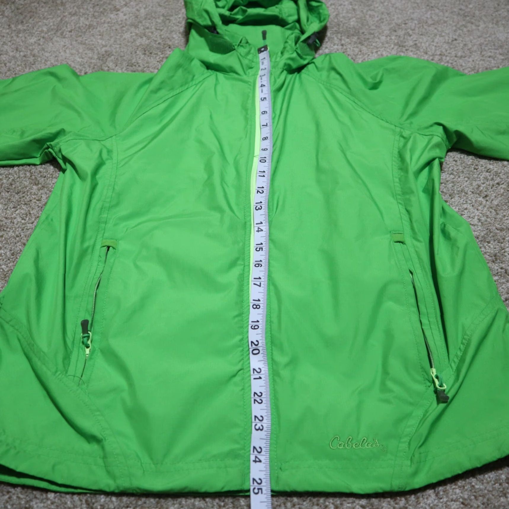 Vintage Cabelas Jacket Lightweight Windbreaker Green Women's M Medium Jacket Women M Green Lightweight Breathable Full Zip Activewear 90s? Size M / US 6-8 / IT 42-44 - 5 Thumbnail