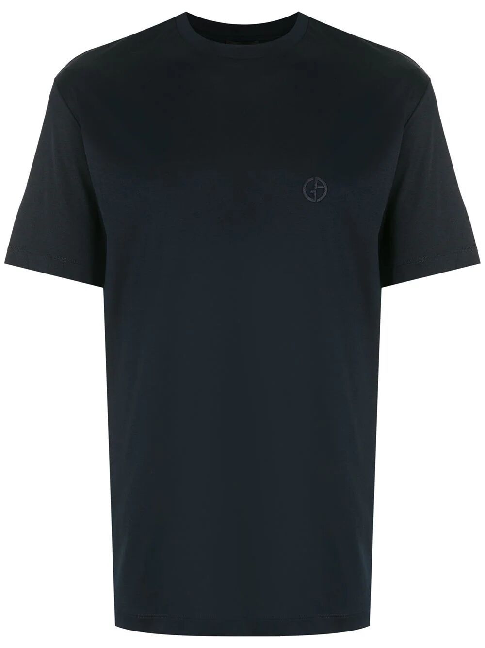 image of Giorgio Armani Logo T-Shirt Size 50 in Black, Men's