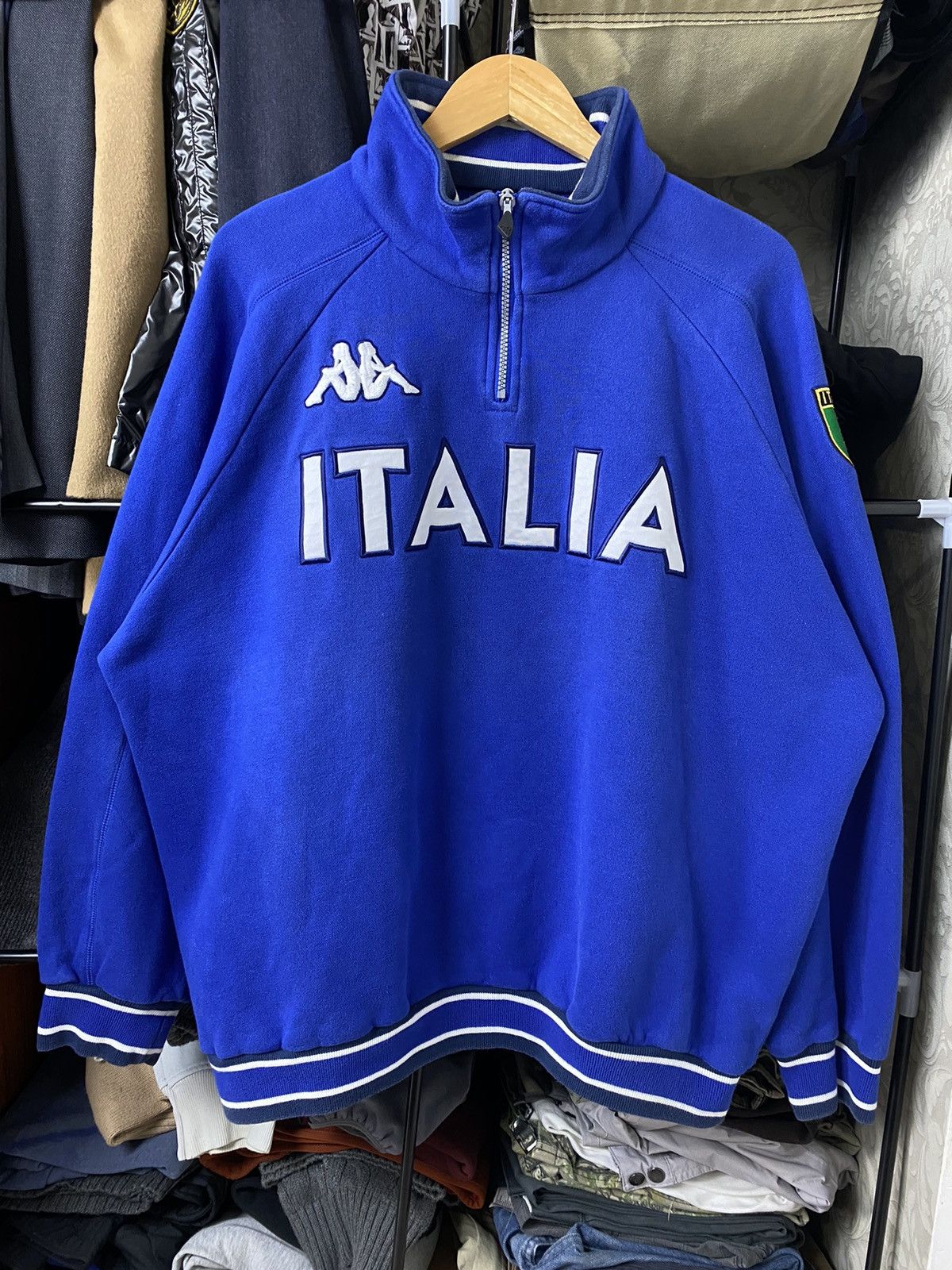 NIKE VINTAGE CENTER LOGO OVERSIZE BOXY SWEATSHIRT