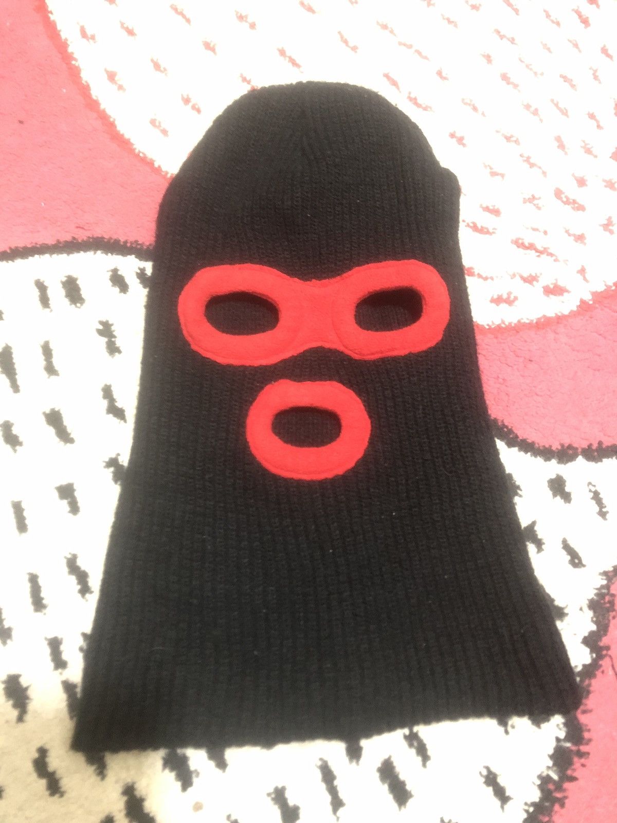 Japanese Brand Halloween Balaclava Full Plain Black #002 Size ONE SIZE - 4 Thumbnail