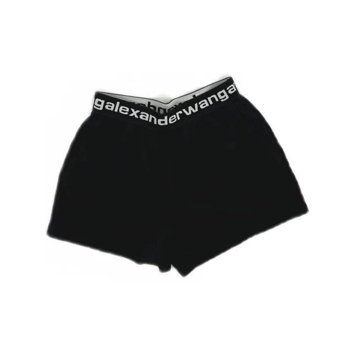 Alexander Wang Alexander Wang Black Corduroy Shorts for Women - Size 22" - 2 Thumbnail