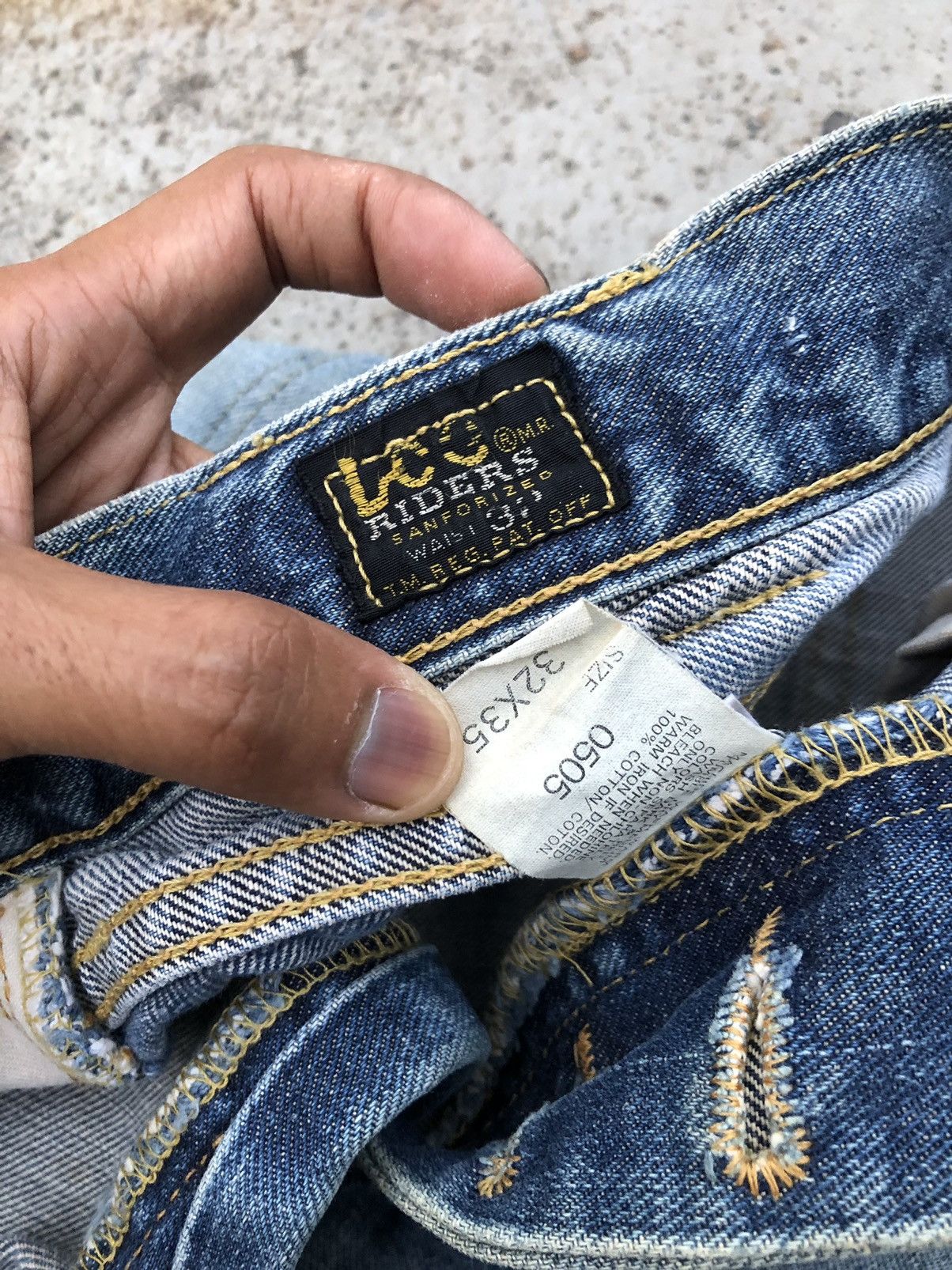 Lee VINTAGE LEE SELVEDGE DISTRESSED DENIM Size US 32 / EU 48 - 6 Thumbnail