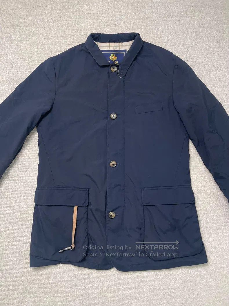 Loro Piana Loro Piana Solid Color Zip-Up Long Sleeve Jacket Size L / US 10 / IT 46 - 1 Thumbnail