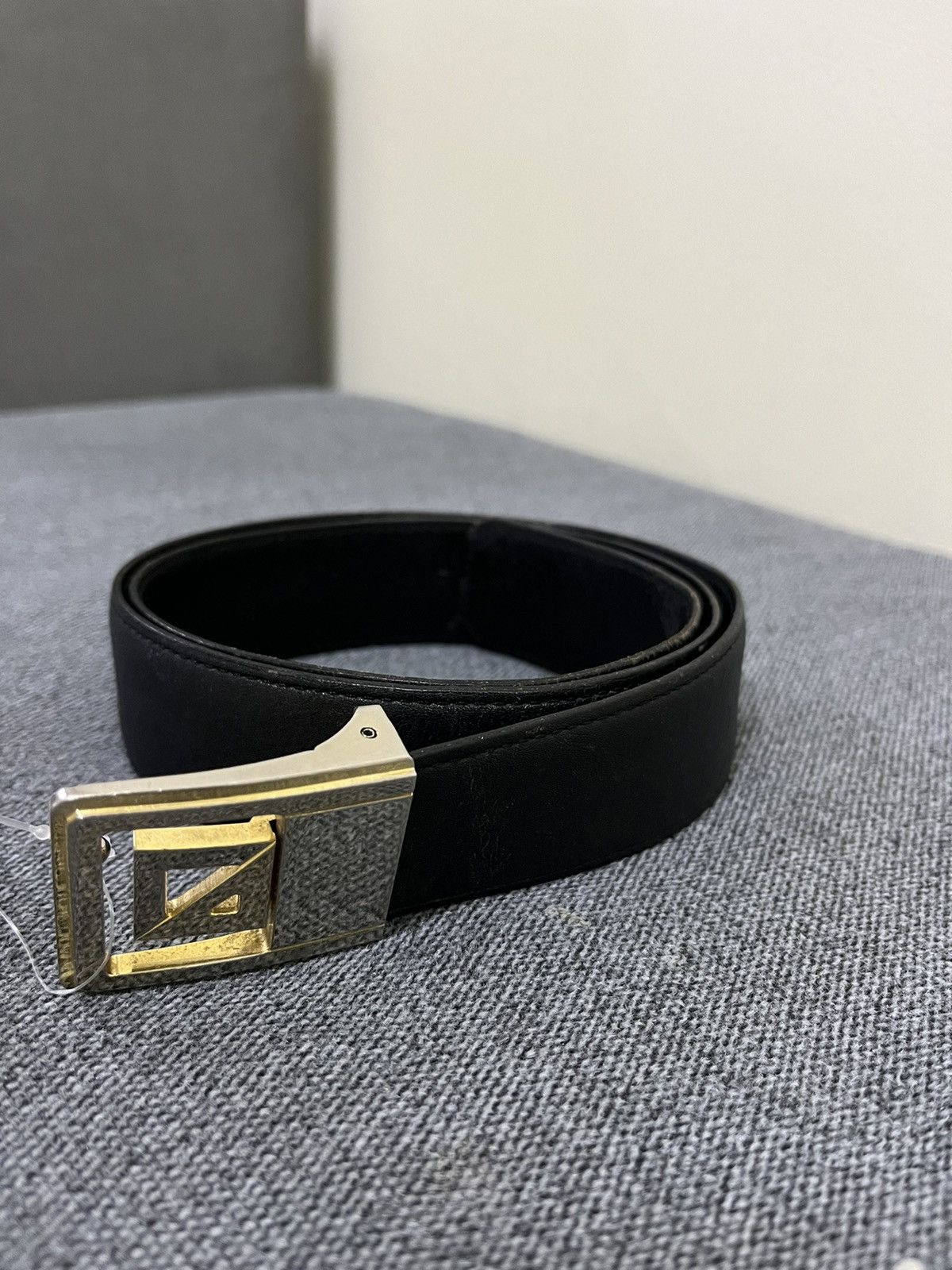 Christian Dior Monsieur × Dior Vintage 80s Dior leather belt Size ONE SIZE - 2 Thumbnail