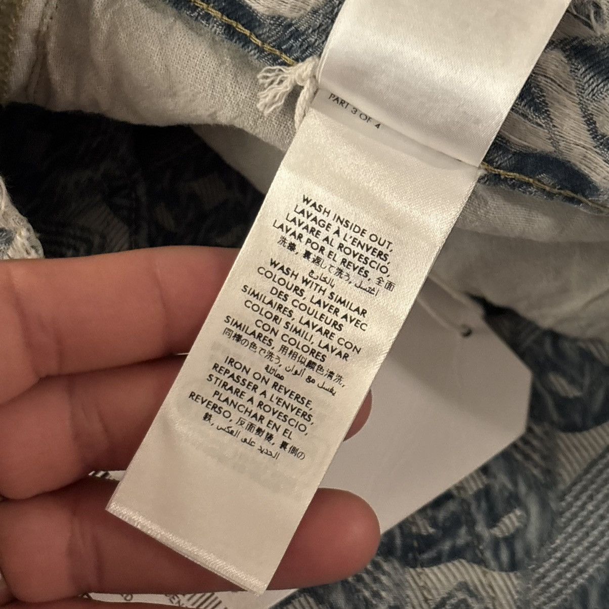 Casablanca Casablanca Monogram Indigo Jeans Size 38 Brand New Size US 38 / EU 54 - 11 Thumbnail