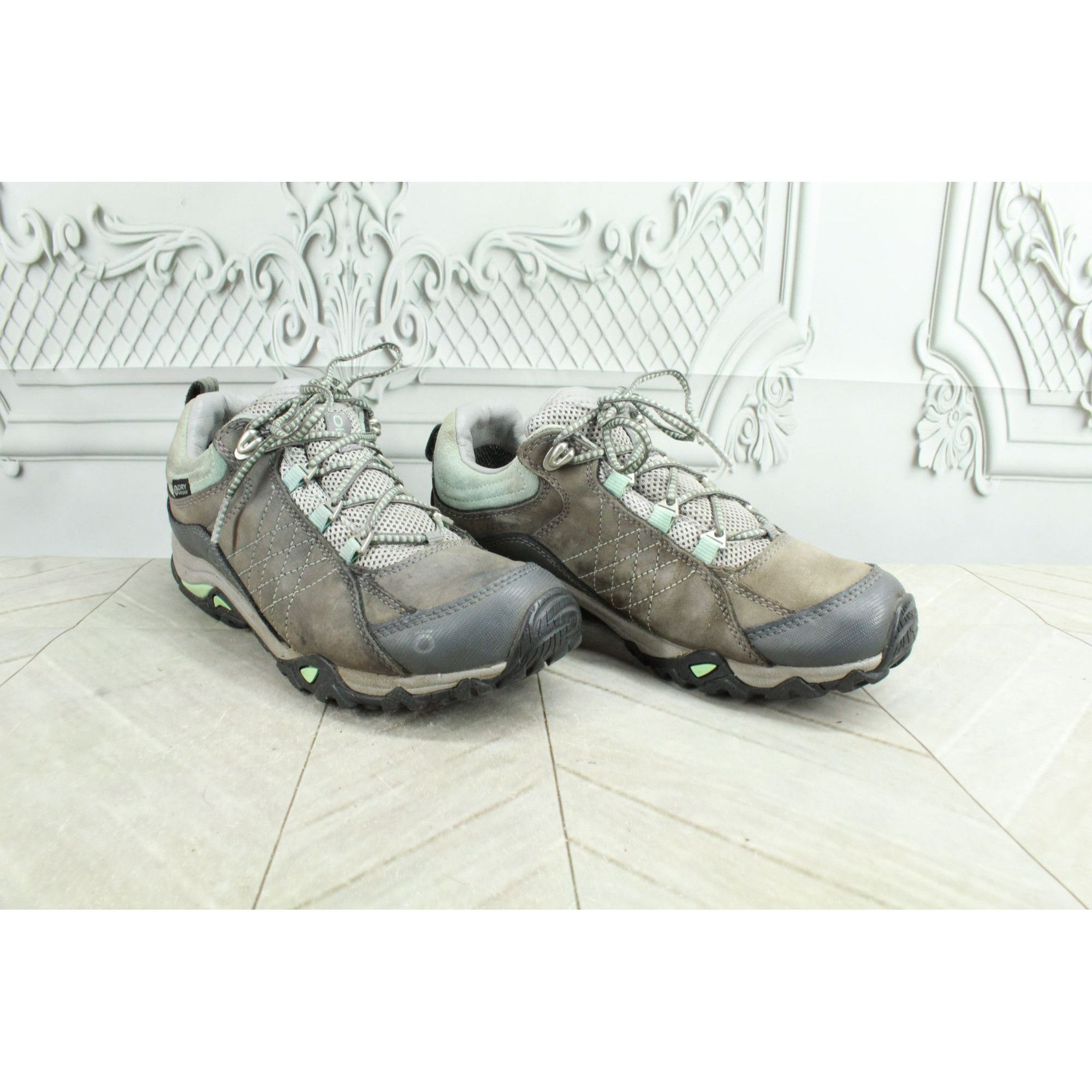 Leather Oboz Sapphire Women's B-Dry Waterproof Hiking Shoes Size US 6.5 / IT 36.5 - 4 Thumbnail