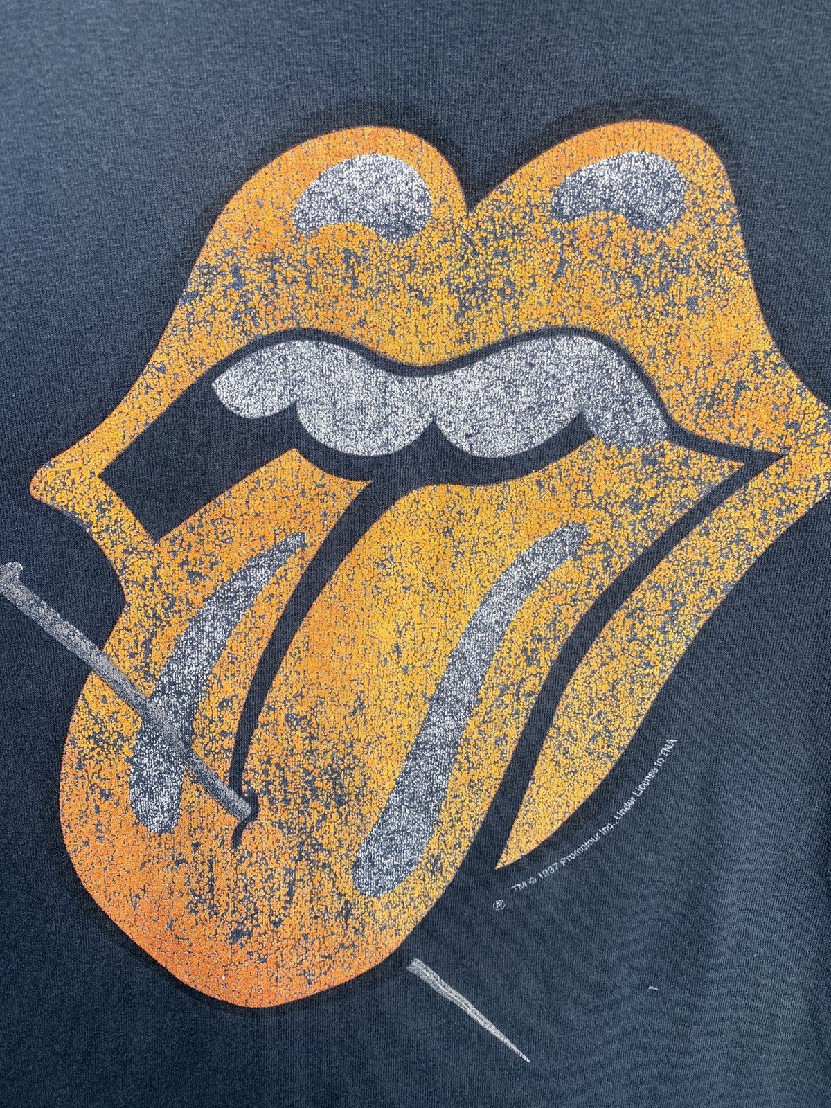 Band Tees Vintage Sunfaded Rolling Stones Long Sleeve Tshirt Size US M / EU 48-50 / 2 - 6 Thumbnail
