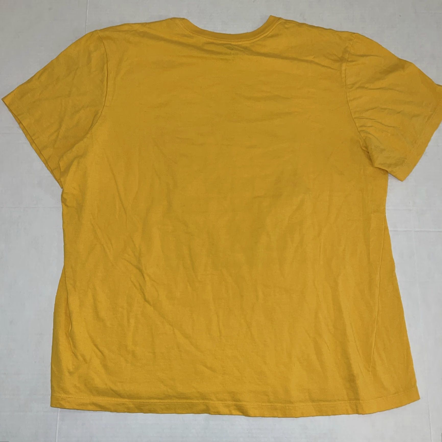 Nike Nike Tee Shirt Yellow 2XL Short Sleeve Graphic Print Trippy Mushroom Retro Rainbow Trippers Logo Limited Edition Mens Shirt Size US XXL / EU 58 / 5 - 4 Thumbnail
