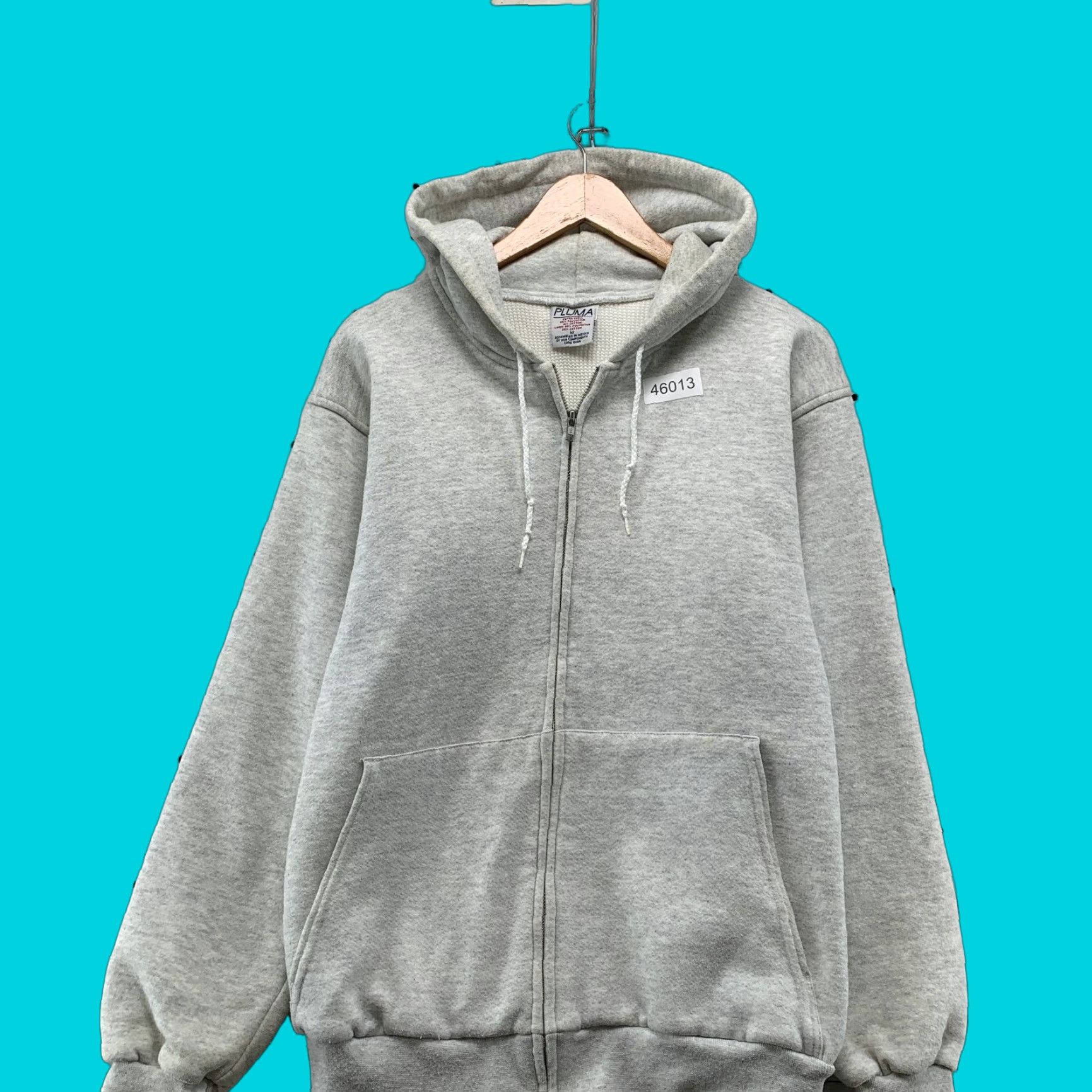 Vintage VINTAGE Pluma Hoodie Sweatshirt Mens M Gray Thermal Lined Heavyweight USA Hoodie Mens M Gray Thermal Lined Heavyweight USA Size US M / EU 48-50 / 2 - 1 Thumbnail