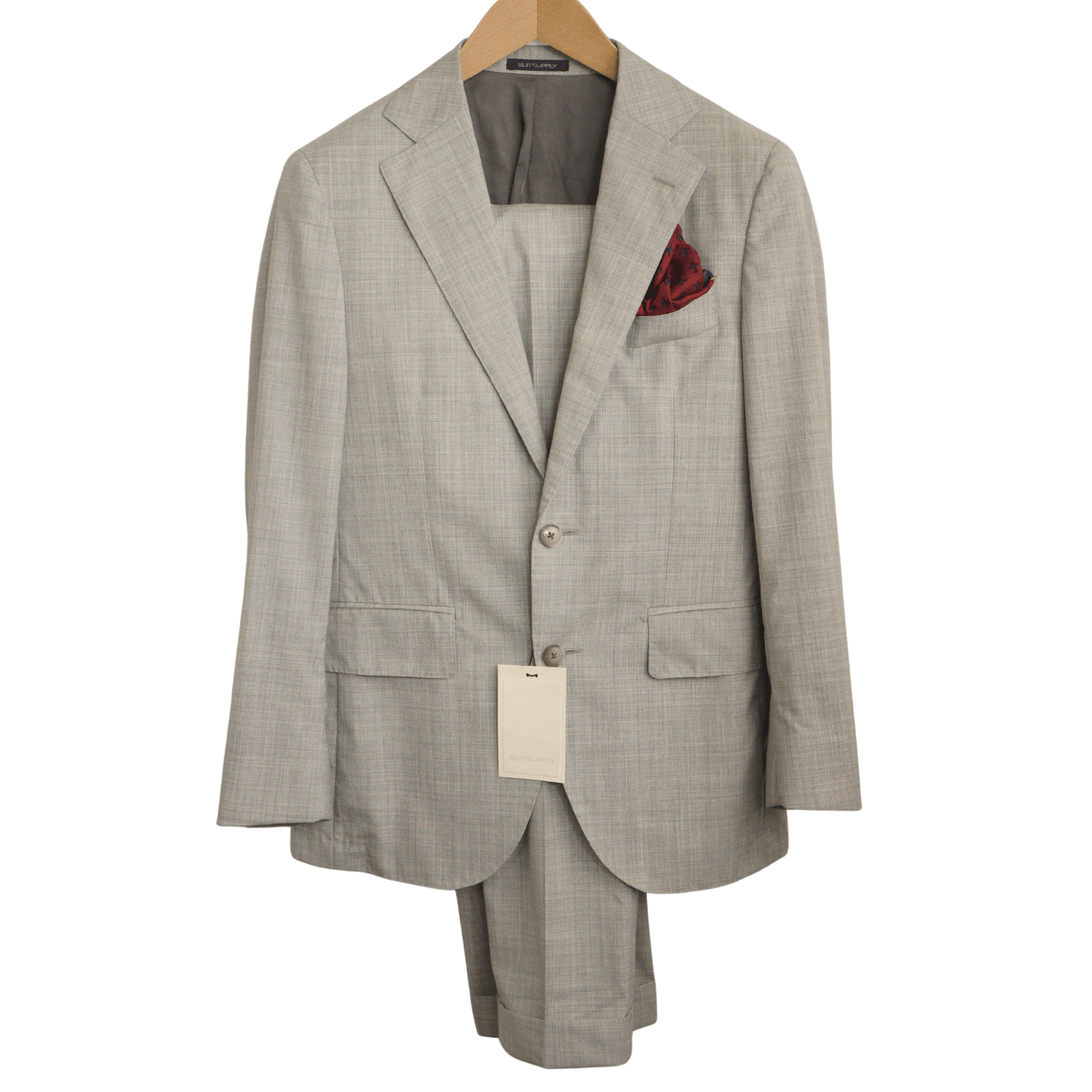 Blazer Homme La Spalla Vitale Barberis - Taille 54S (44S) - Bleu - Laine - Neuf Avec Étiquettes