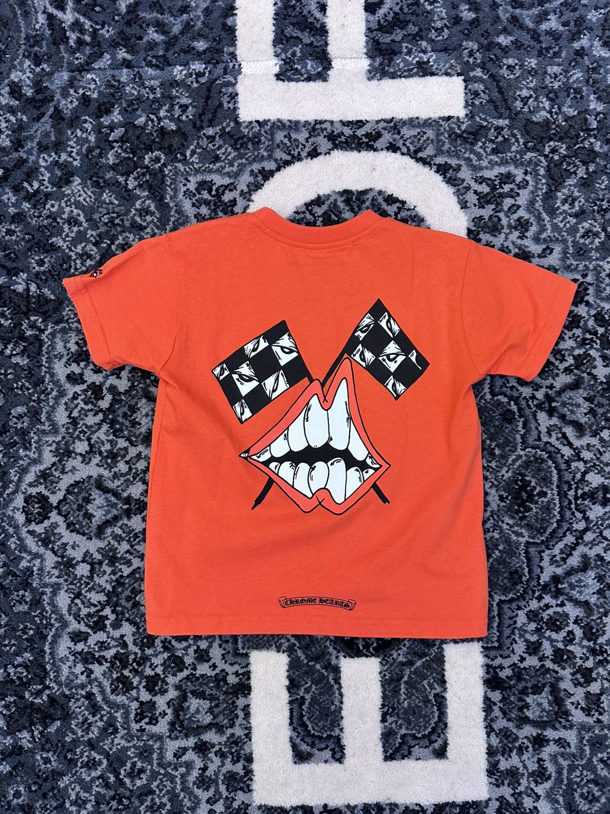 Chrome Hearts Chrome Hearts Matty Boy Chomper Flames Short Sleeve Kids Tee Size US XXS / EU 40 - 1 Thumbnail