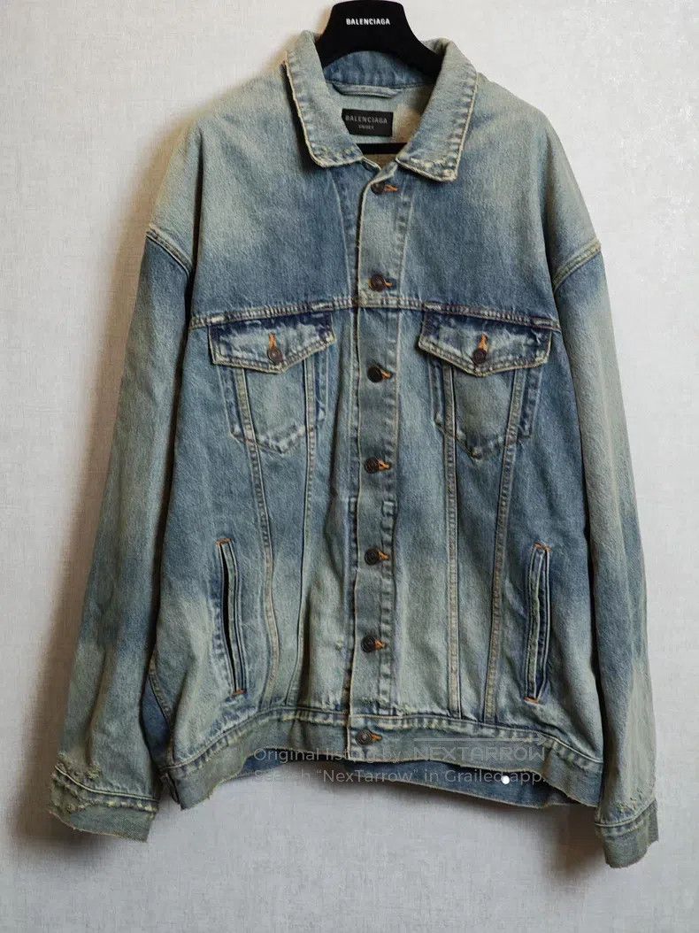 Balenciaga Balenciaga Denim Jacket Size US M / EU 48-50 / 2 - 1 Thumbnail