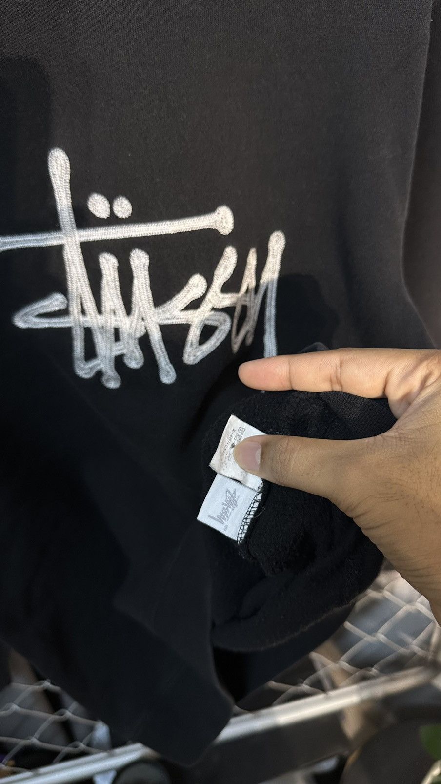 Stussy Stussy Stock Logo Embroidered Crewneck Sweatshirt Size US M / EU 48-50 / 2 - 6 Thumbnail