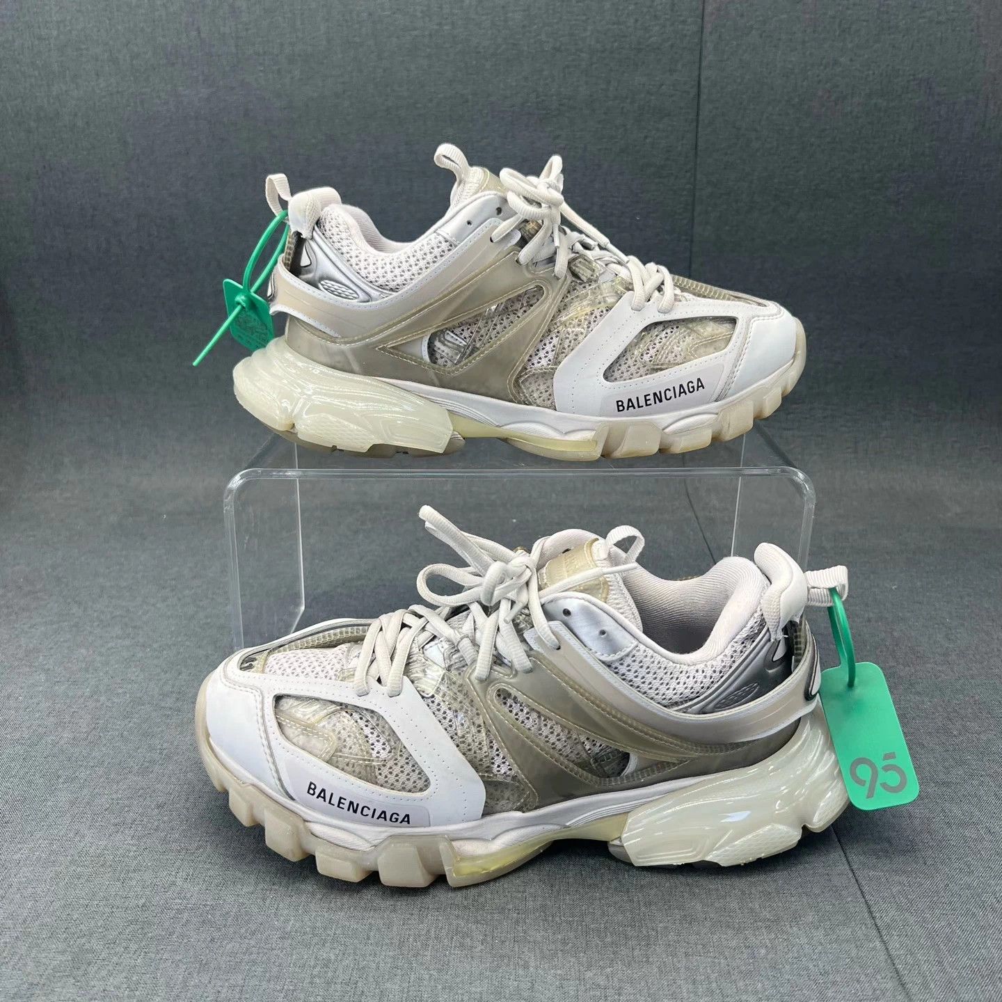 Balenciaga Balenciaga Track Gray 41 GC Box & Accs Size US 8 / EU 41 - 3 Thumbnail