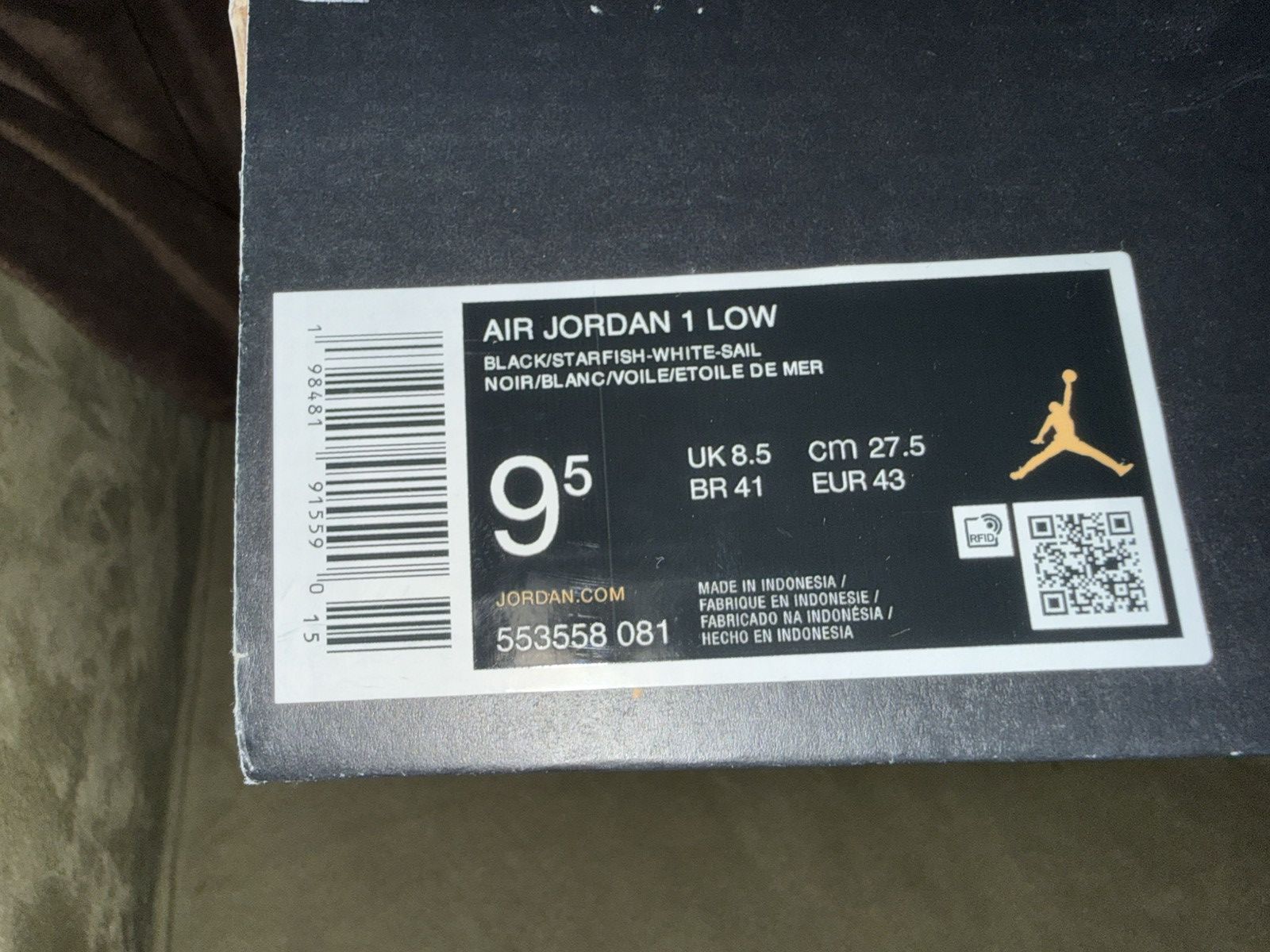 Jordan Brand Nike Air Jordan 1 Low Shattered Backboard Alternate - NEW! Size US 9.5 / EU 42-43 - 17 Thumbnail
