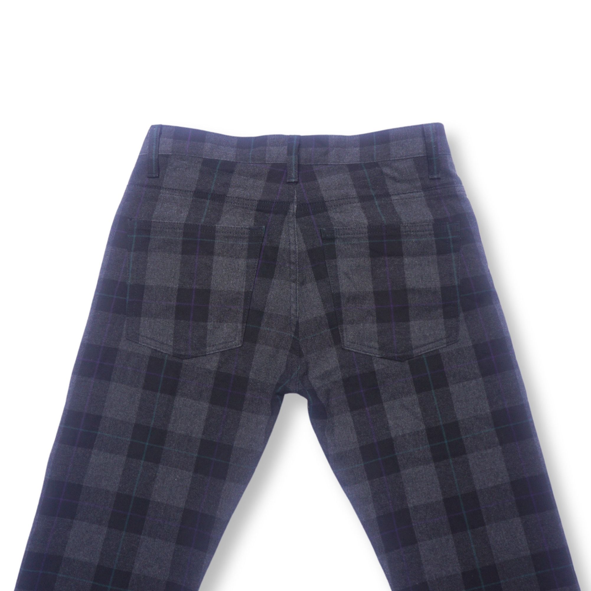 Beams Plus BEAMS Low Rise Plaid Check Pants Size US 28 / EU 44 - 3 Thumbnail