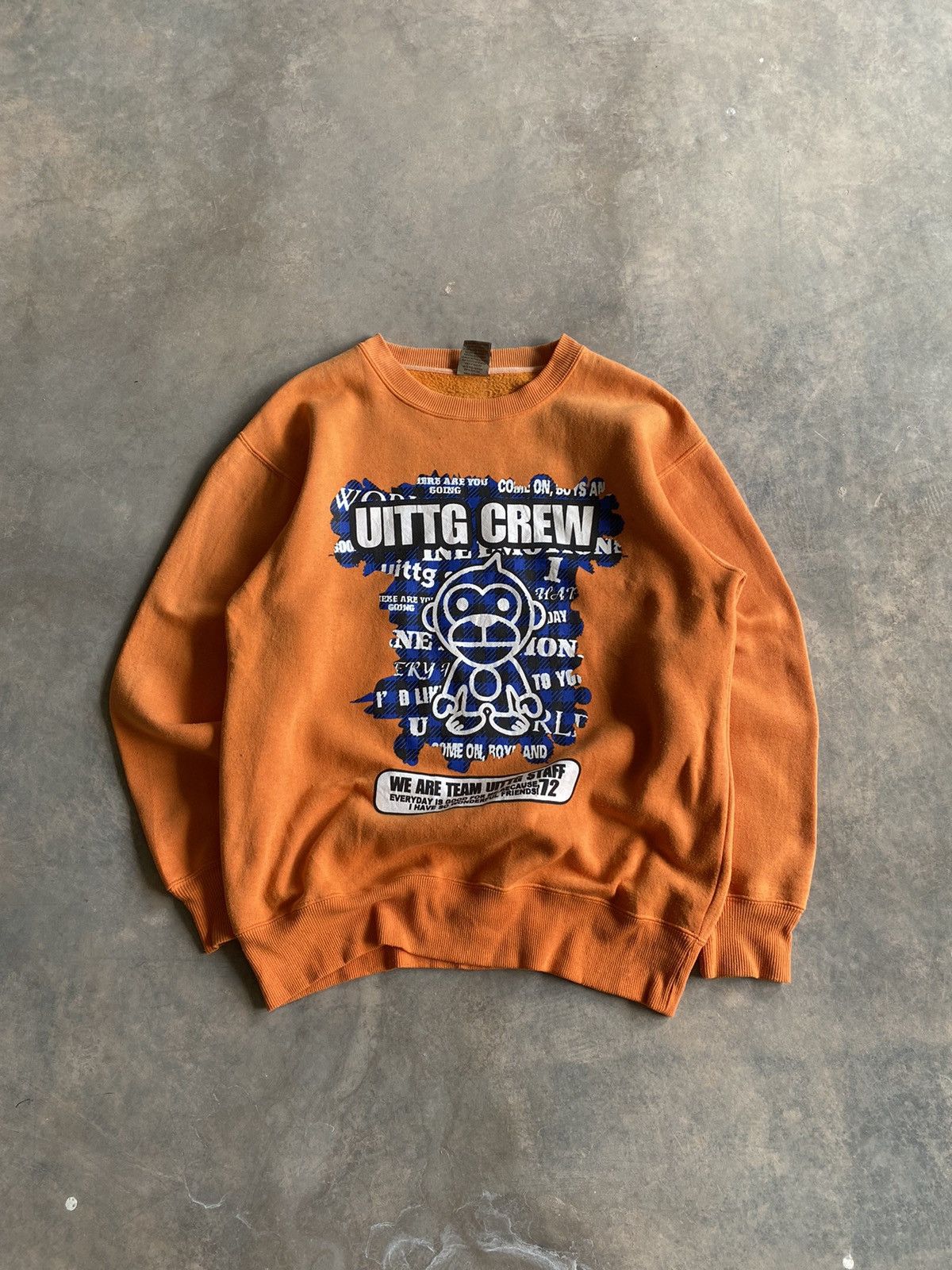 Japanese Brand × Vintage UITTG CREW CREWNECK SWEATSHIRT 90s Size US L / EU 52-54 / 3 - 1 Thumbnail