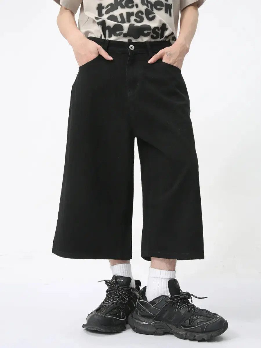 Japanese Brand Retro loose high street denim shorts Size US 32 / EU 48 - 1 Thumbnail